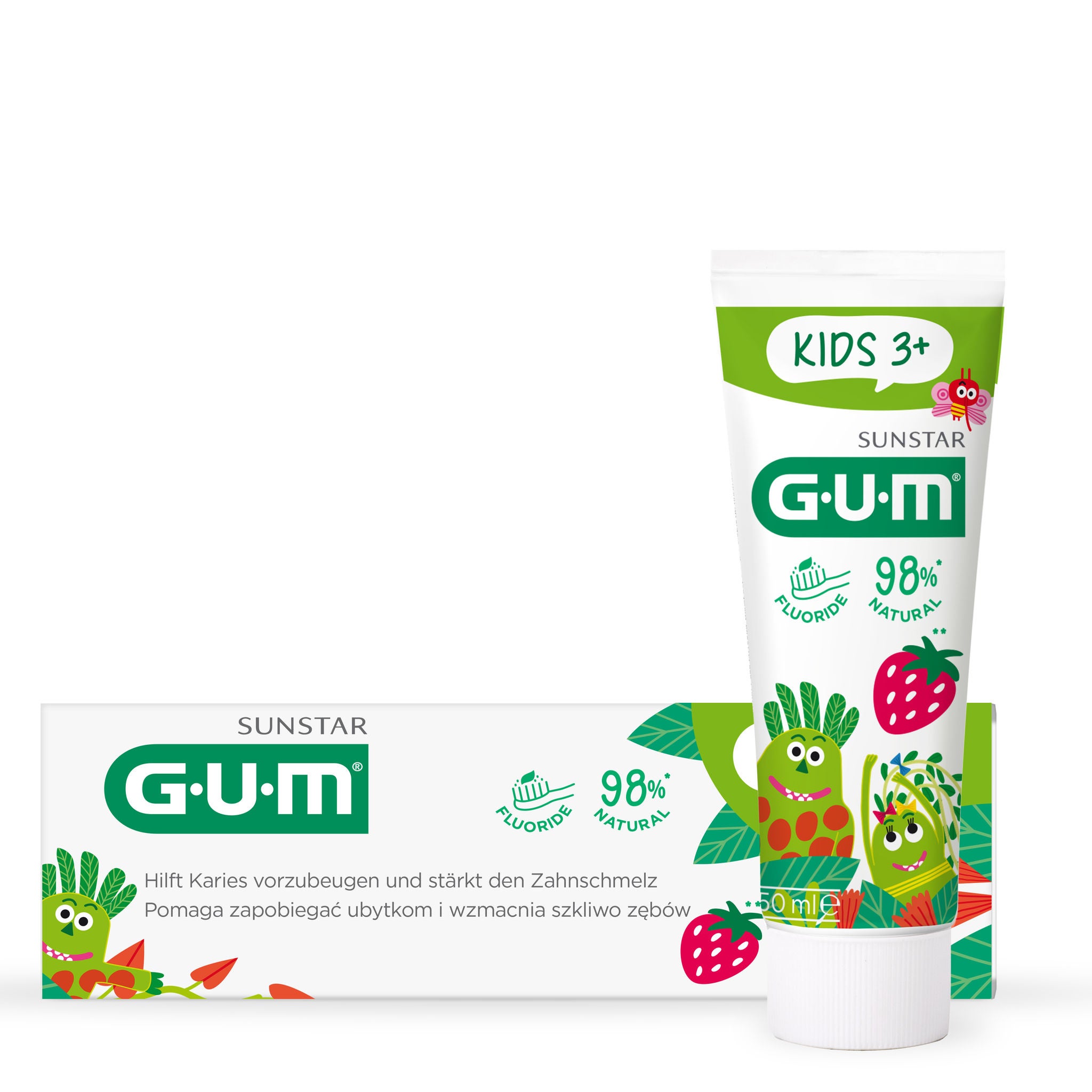 GUM KIDS Zahnpasta und Zahnbürste