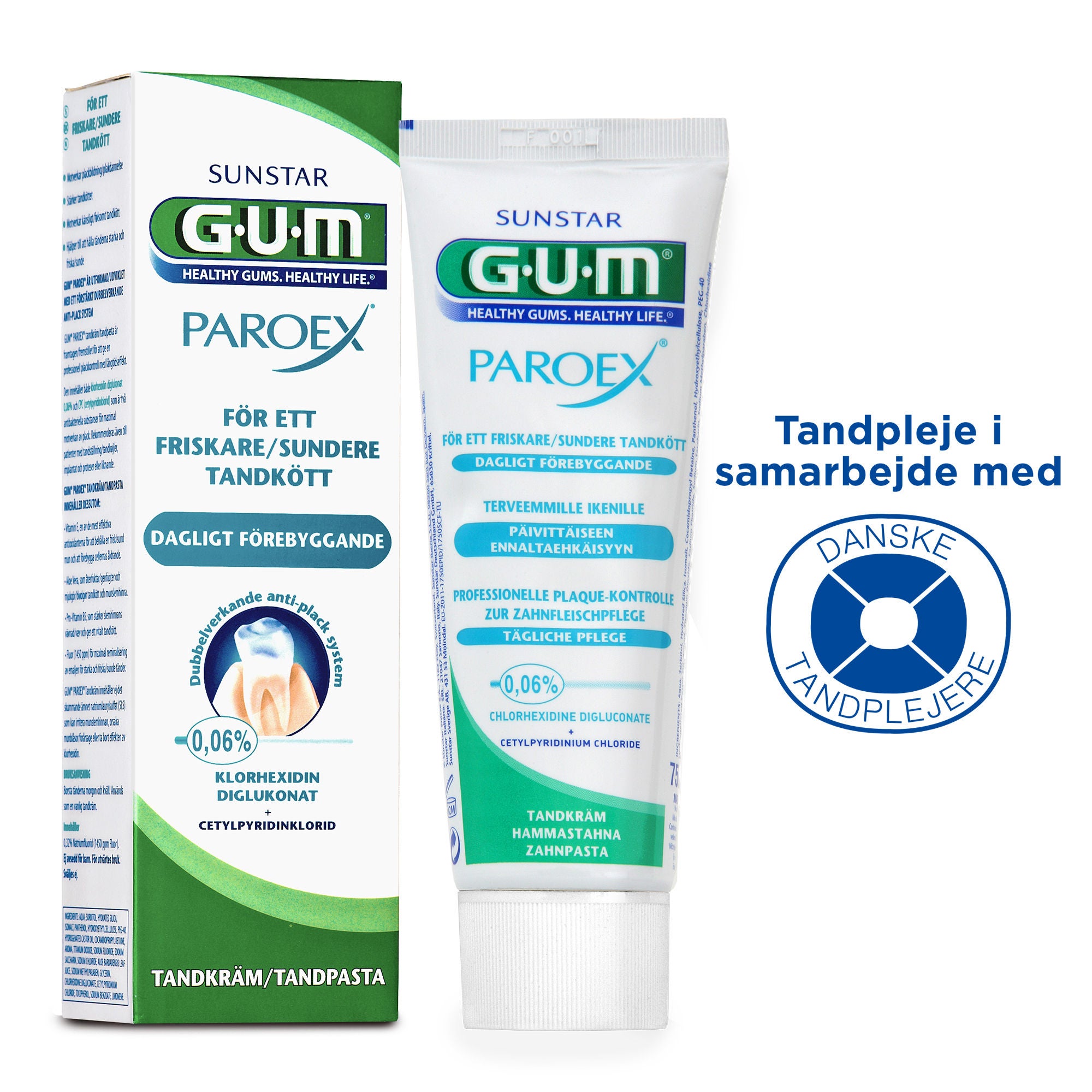 GUM® PAROEX® 0,06% CHX + CPC tandpasta