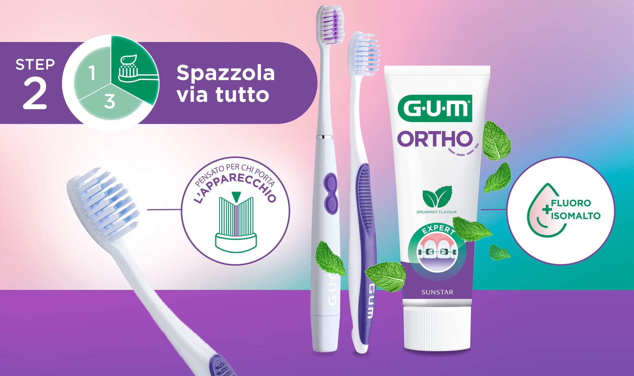 Step 2 - Spazzola via tutto