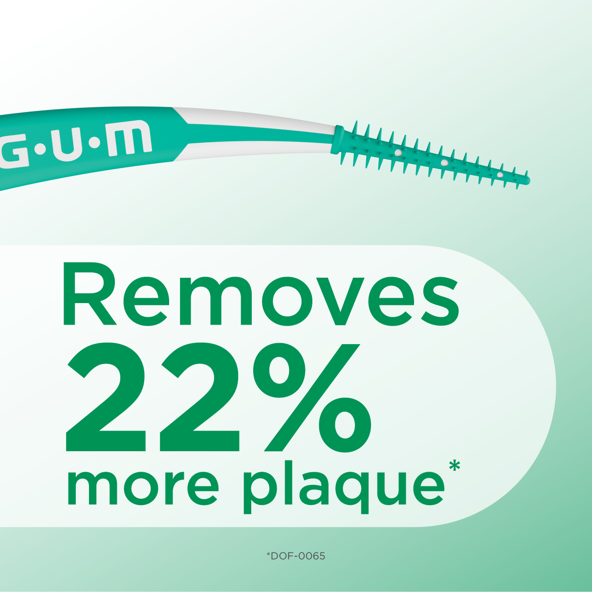 Removes 22% more plaque