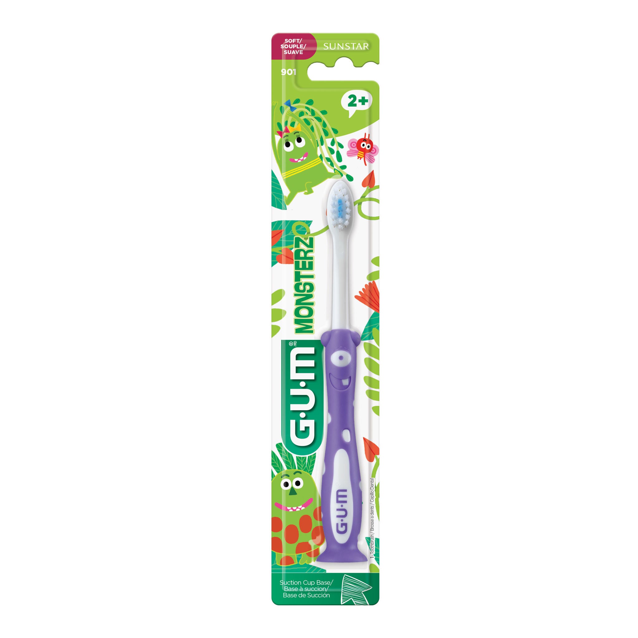 GUM Monsterz Juniors' Toothbrush for Kids 5+ | SUNSTAR GUM®