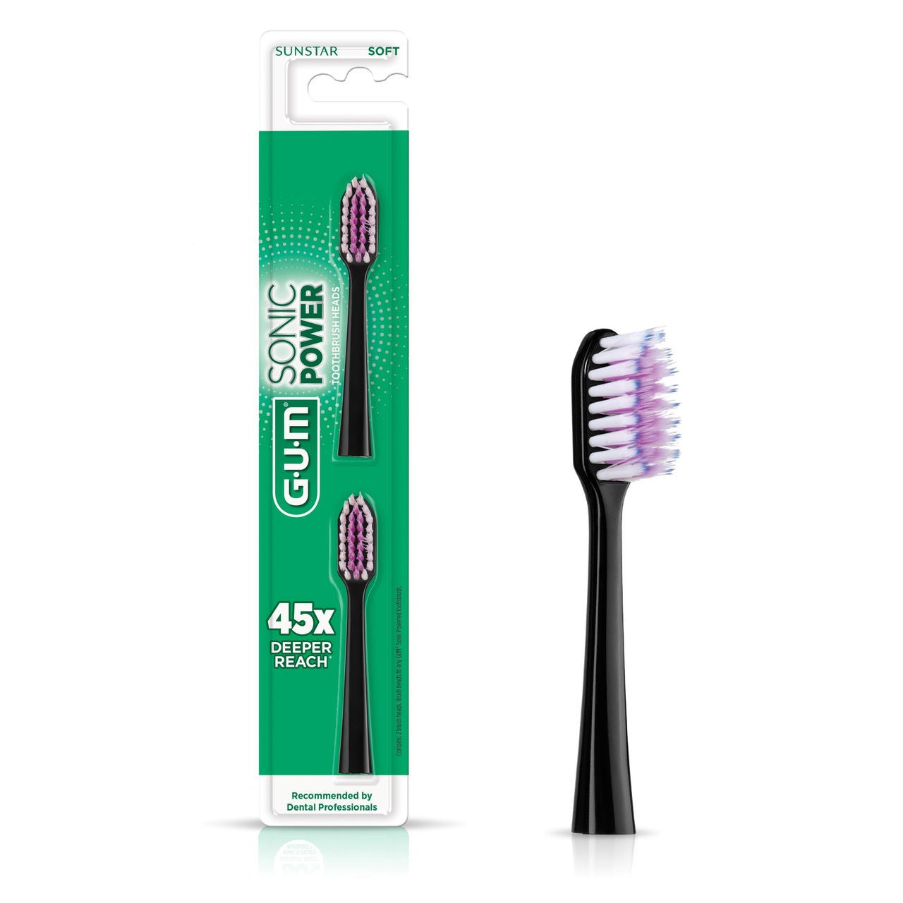 GUM® Sonic Power Toothbrush Refill