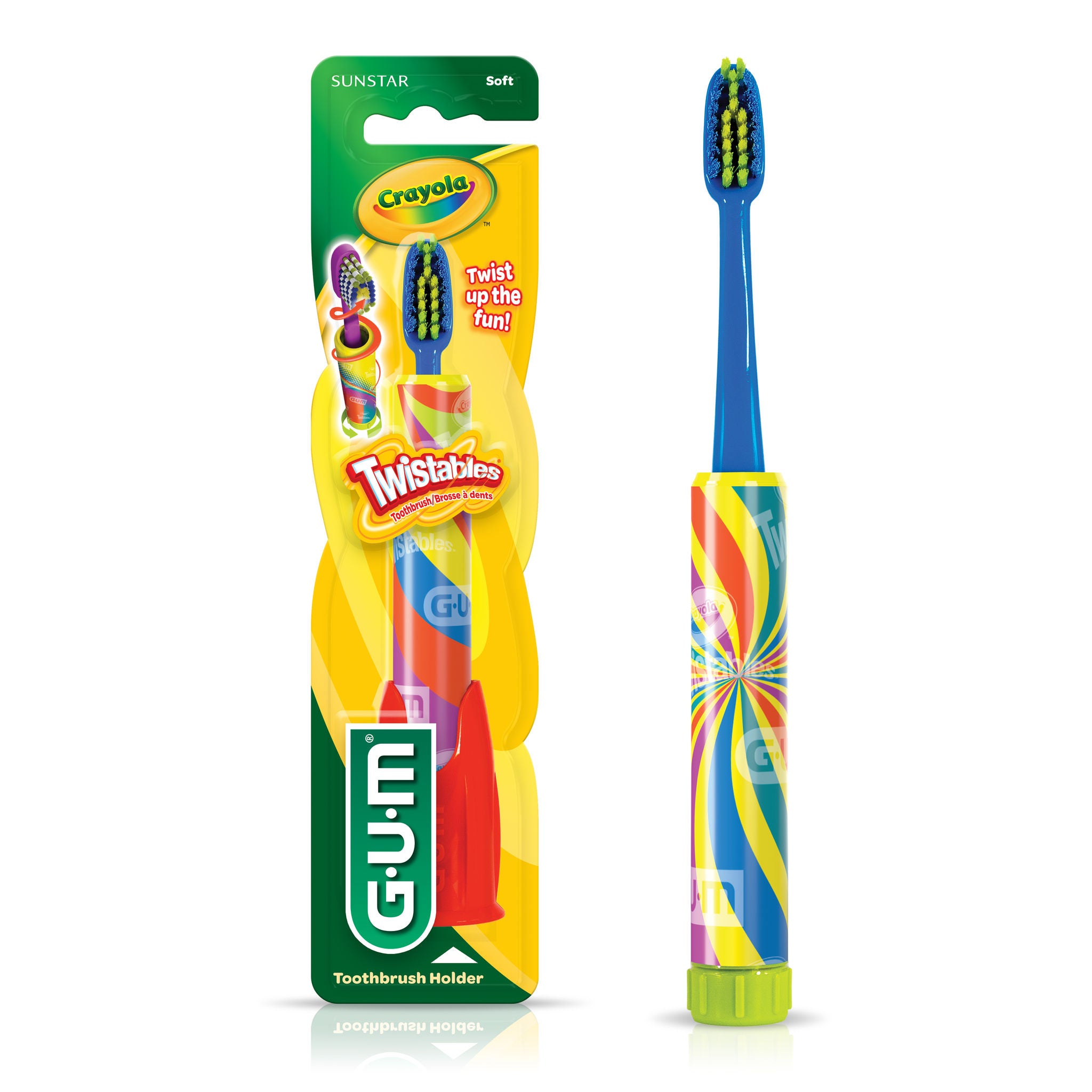 GUM Crayola Kids' Twistables Toothbrush