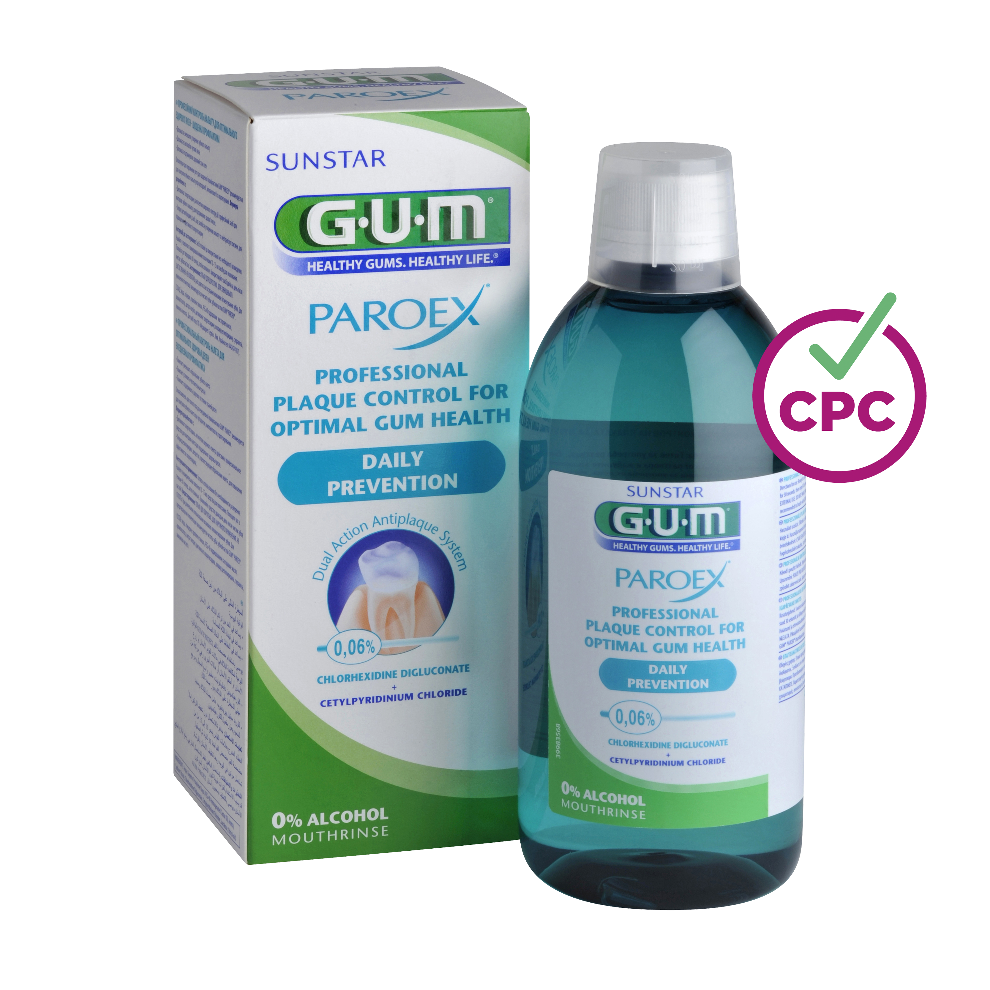 GUM® PAROEX® 0,06% Maintenance Mouthwash