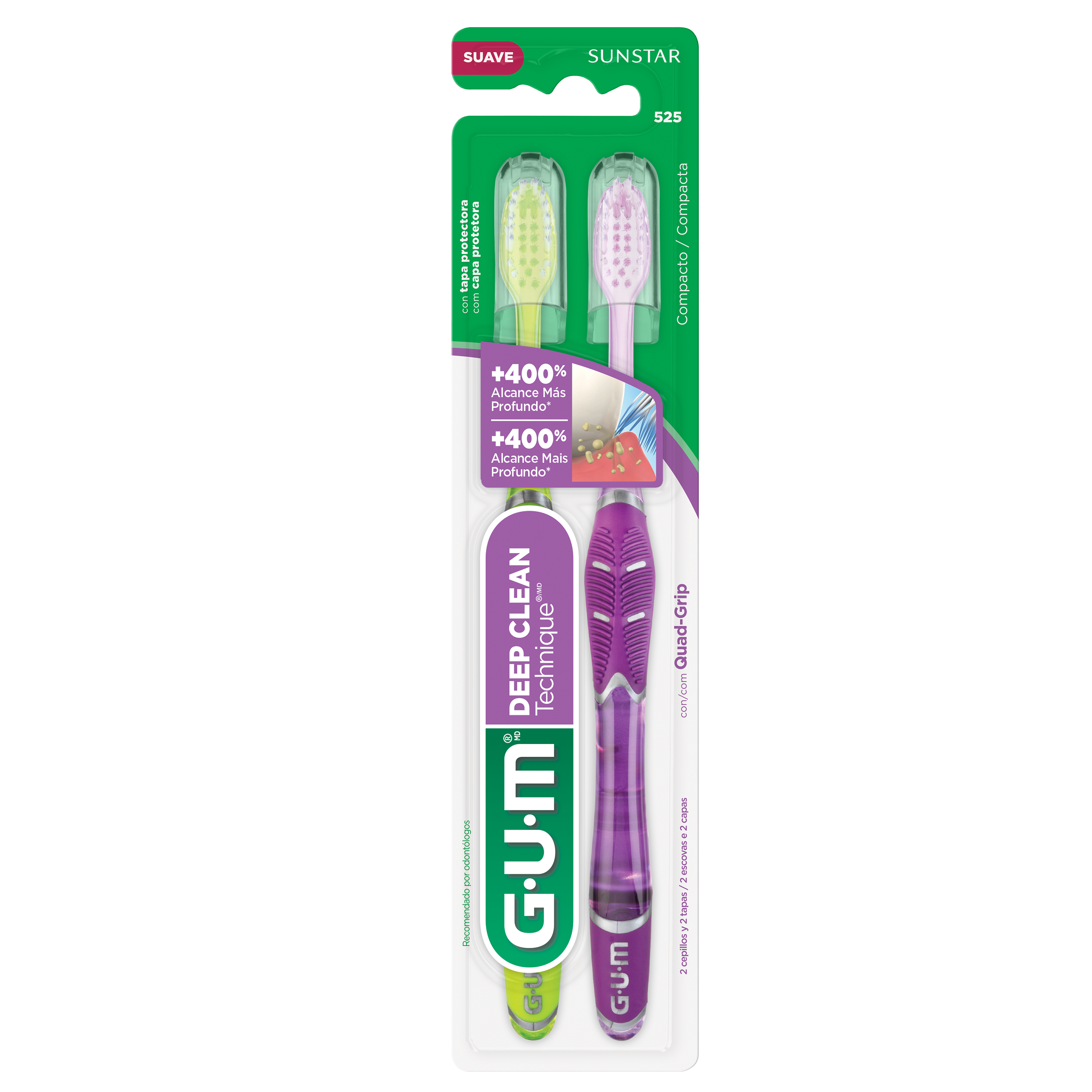 GUM Cepillo de Dientes Technique  Deep Clean