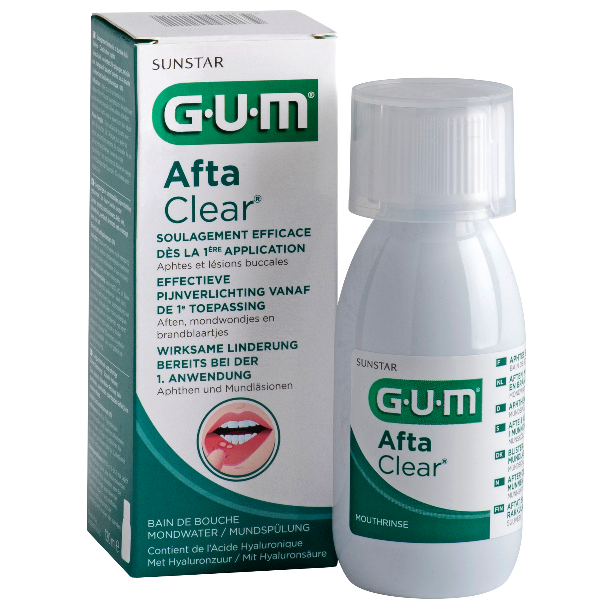 GUM AftaClear Mondwater