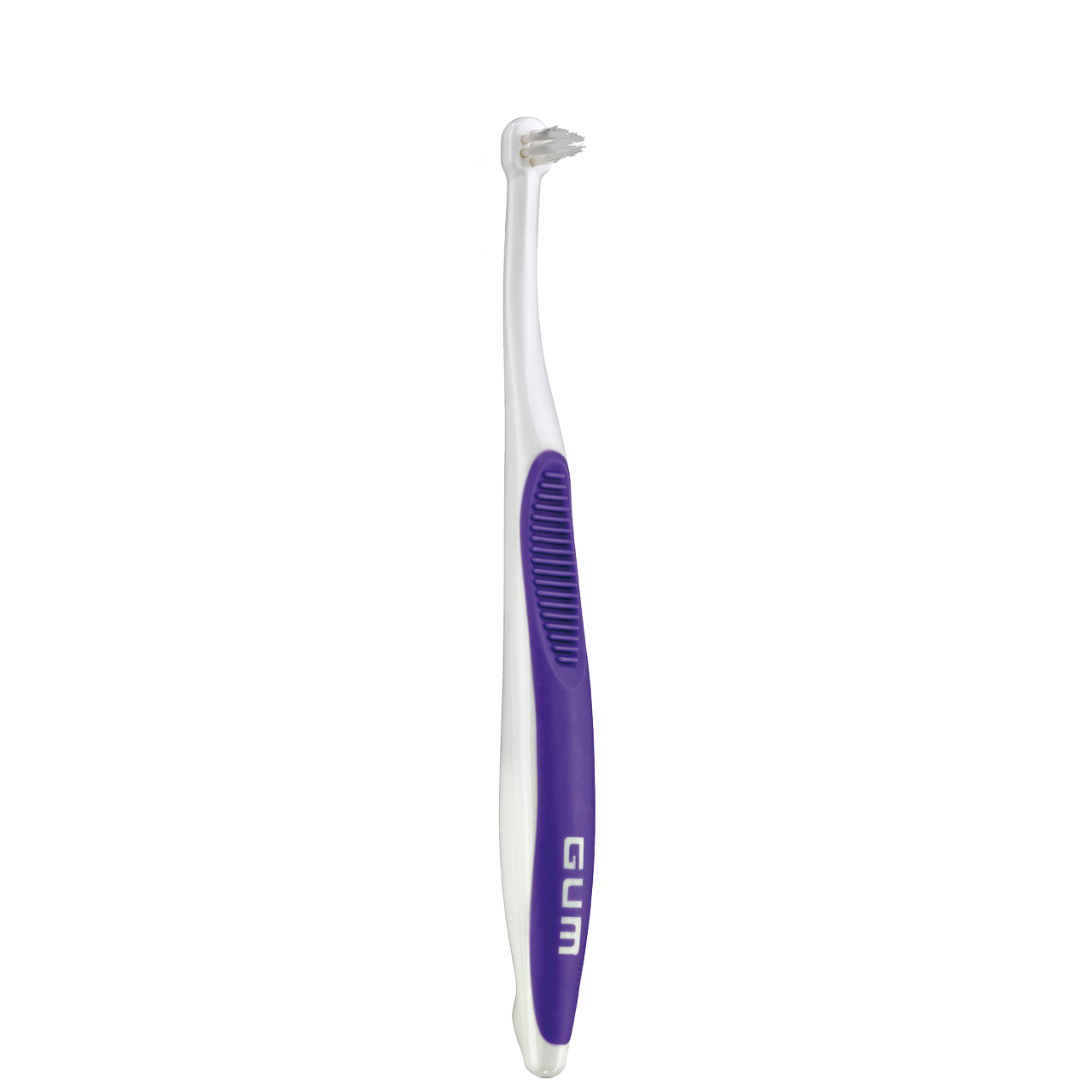 P308-GUM-End-Tuft-Toothbrush-Purple-Angle