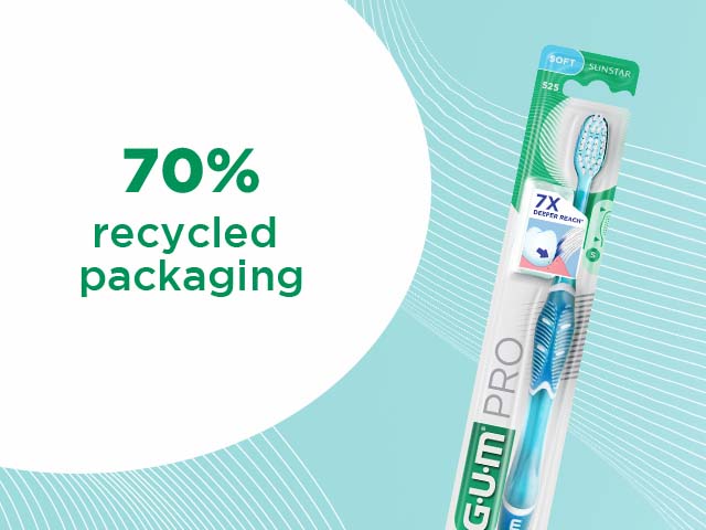 GUM PRO toothbrush packaging 