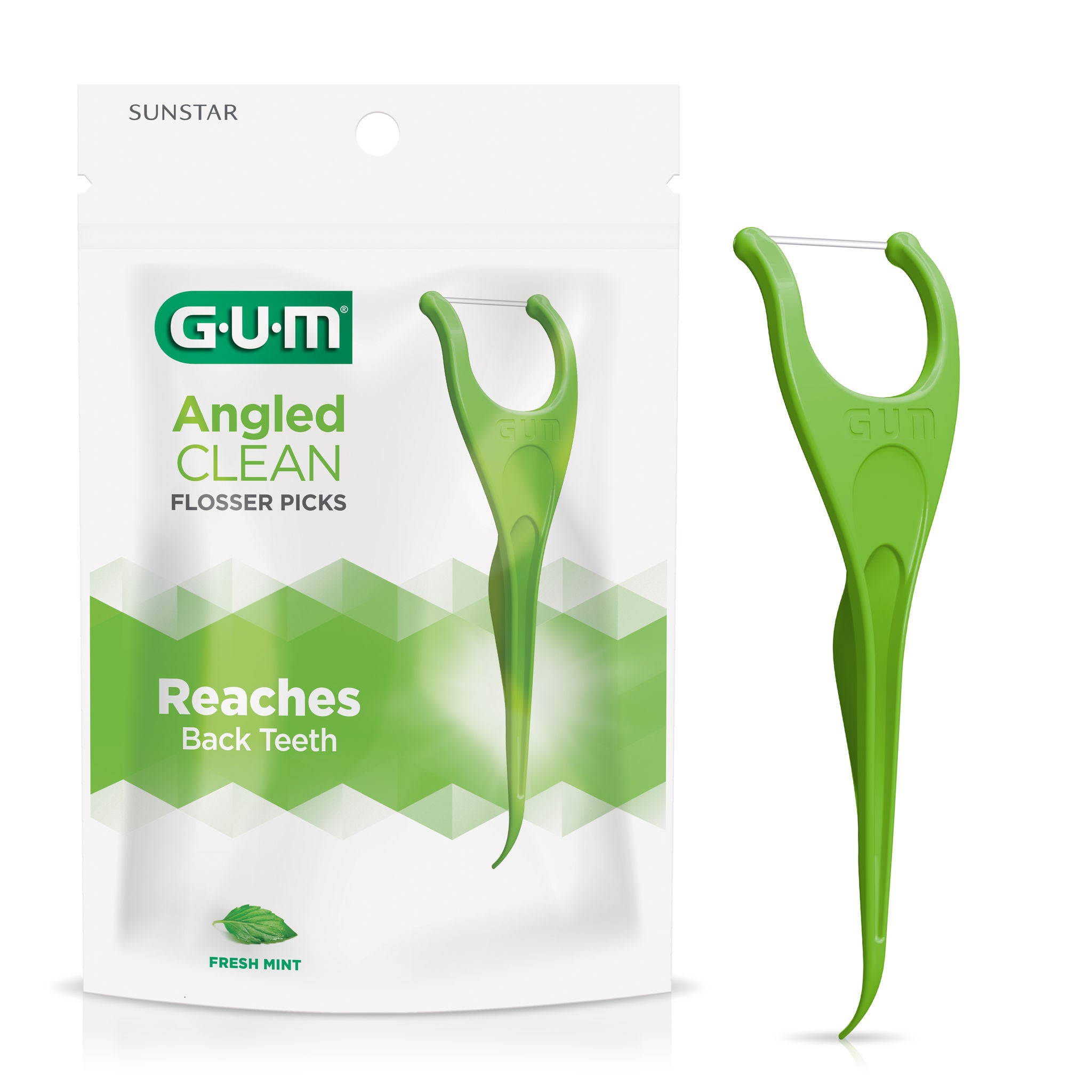 GUM Angled Flosser Picks