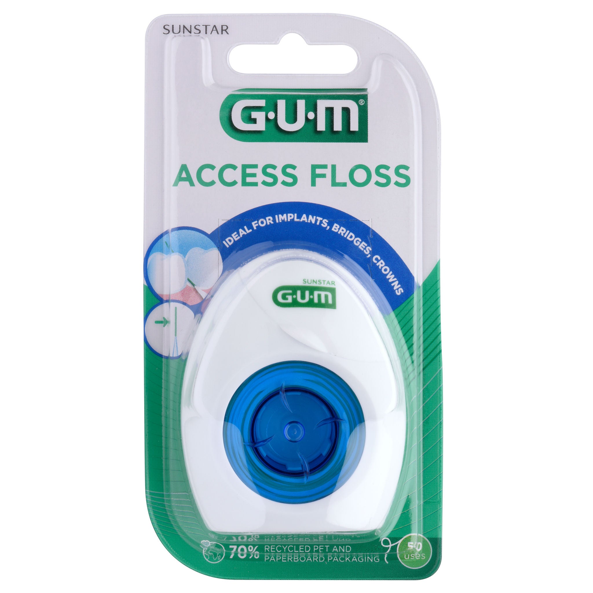 חוט דנטלי GUM Access לשתלים וגשרים