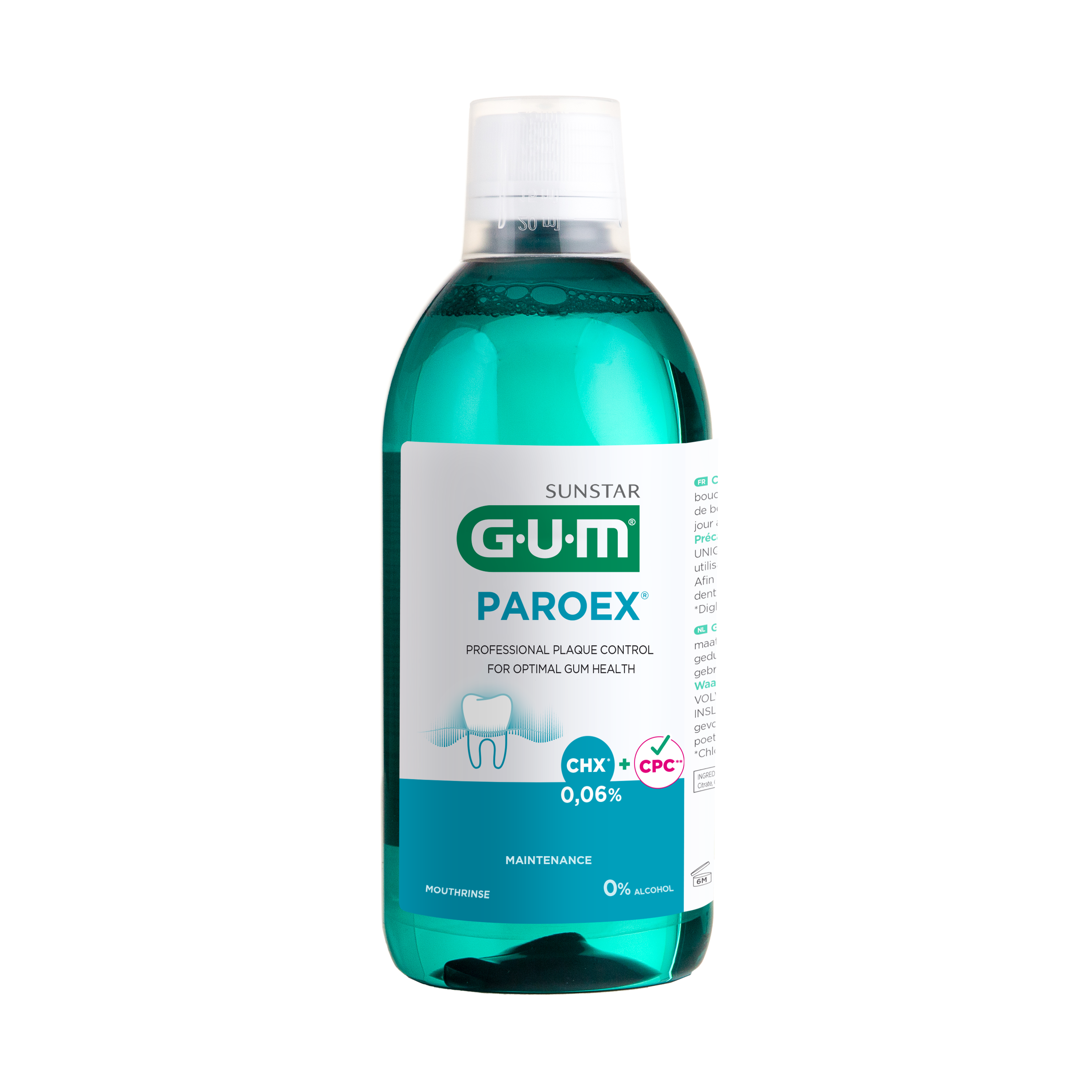 GUM Mouthwash PAROEX Maintenance 0,06%