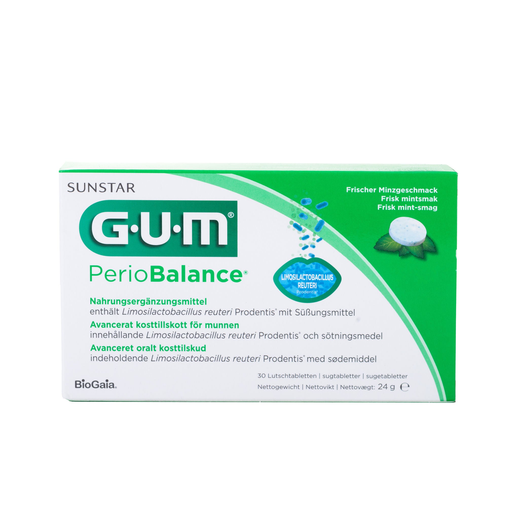 GUM PerioBalance Fresh Mint Tablets 30ct