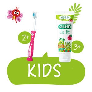 GUM KIDS Toothbrush and Toothpaste