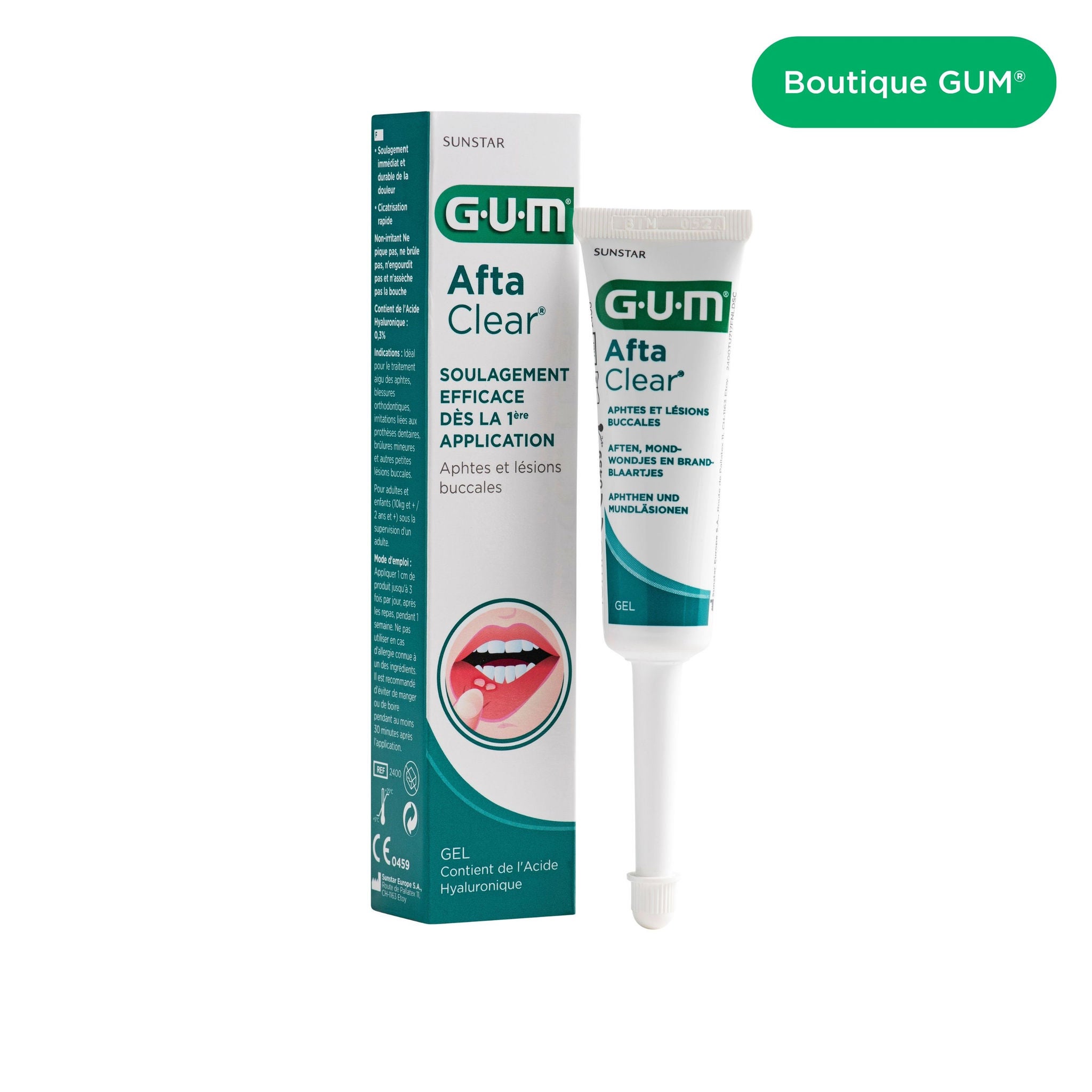 Product catalogue hub images - 2400FNLDA-FR-GUM-AftaClear-Gel-hero-DTC