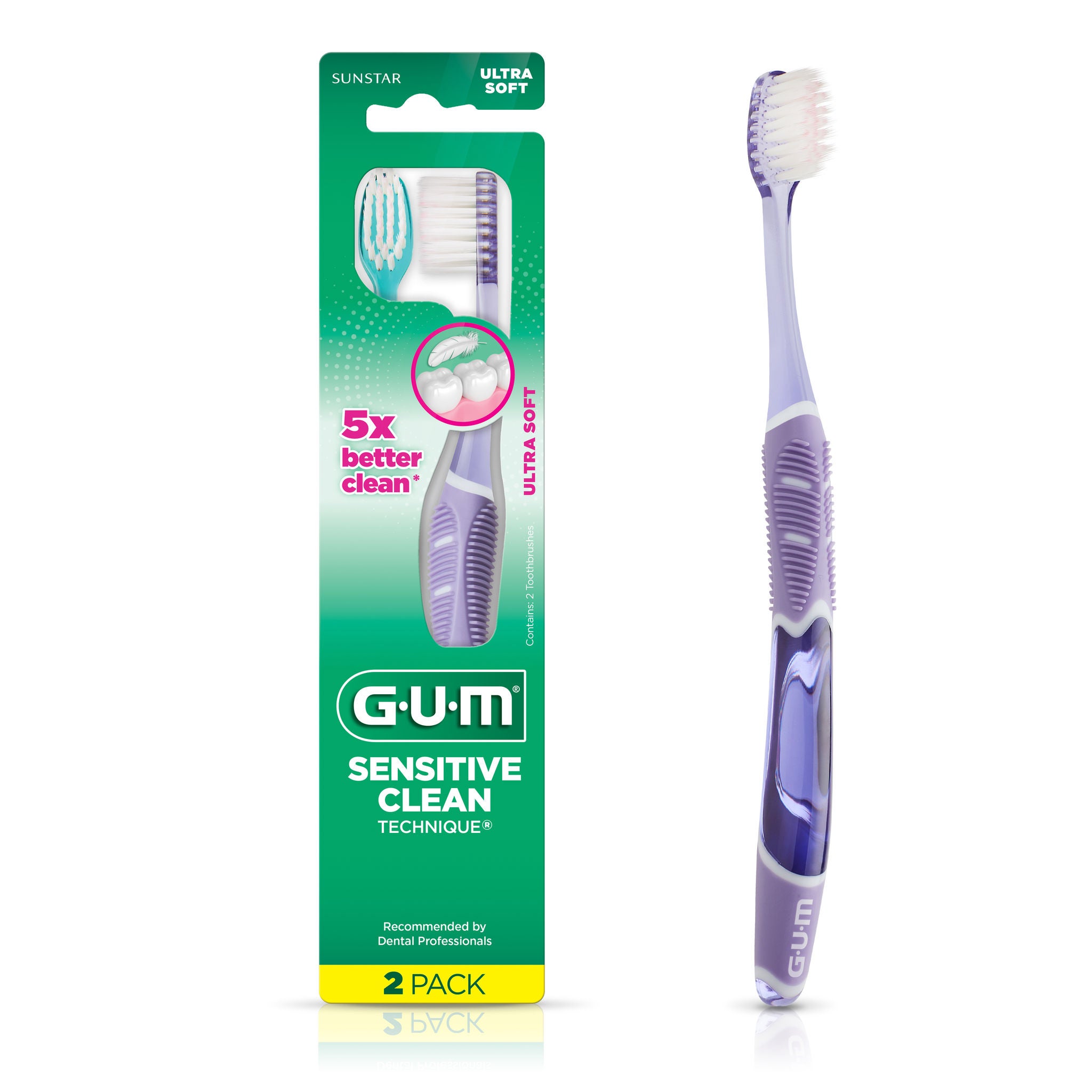 GUM® Technique® Sensitive Clean Toothbrush