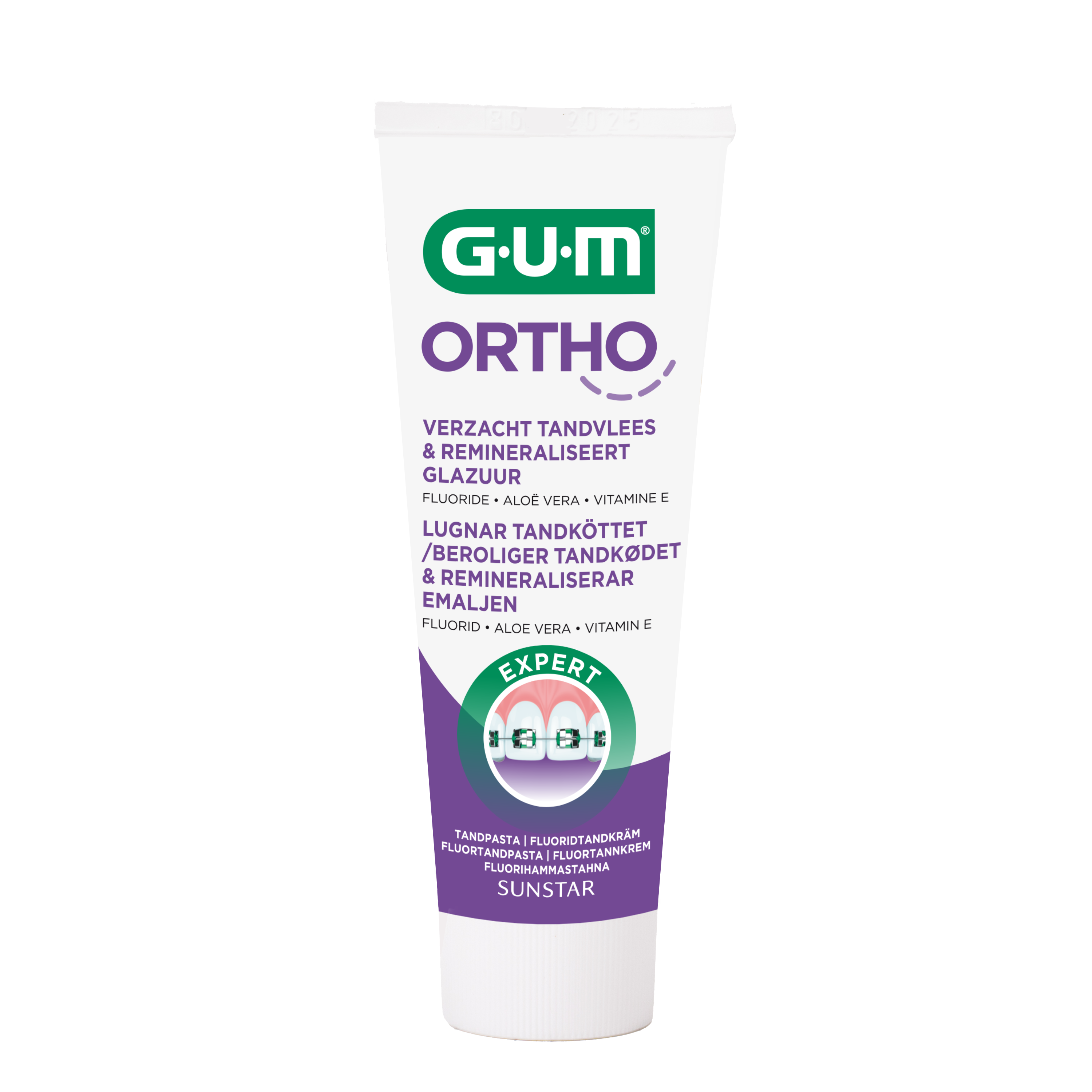 GUM ORTHO Tandkräm