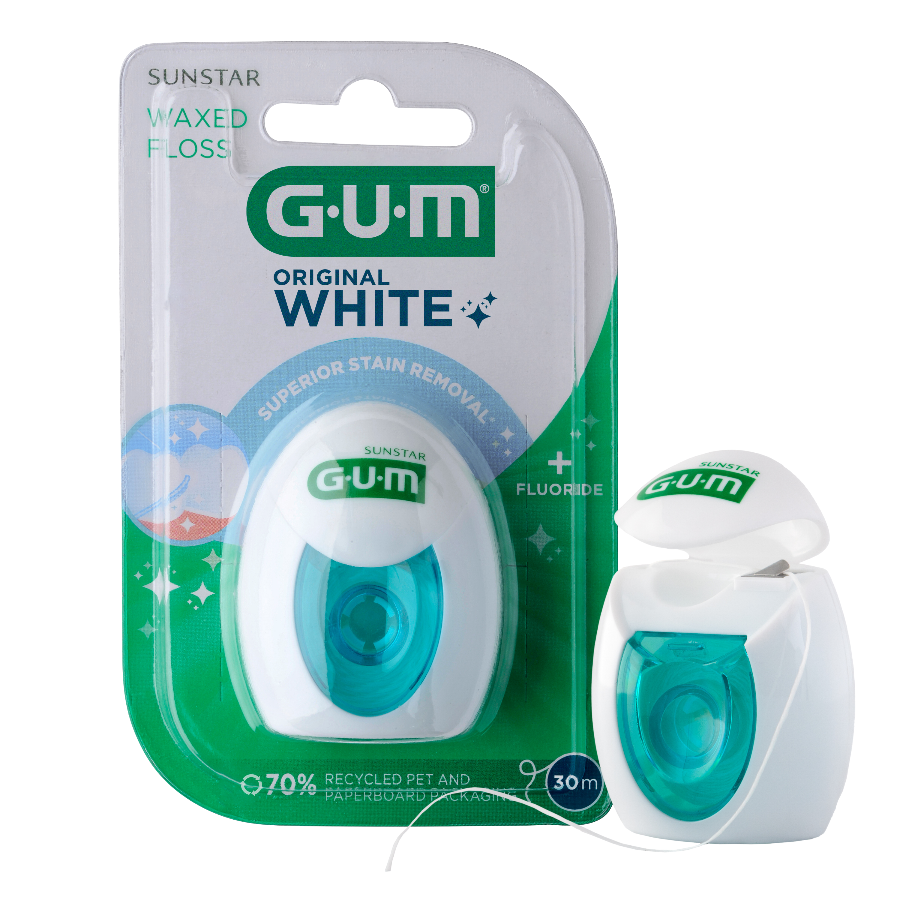 PDP carousel imagery (hero PDP) - 2040MA-GUM-ORIGINAL-WHITE-FLOSS-hero-DTC