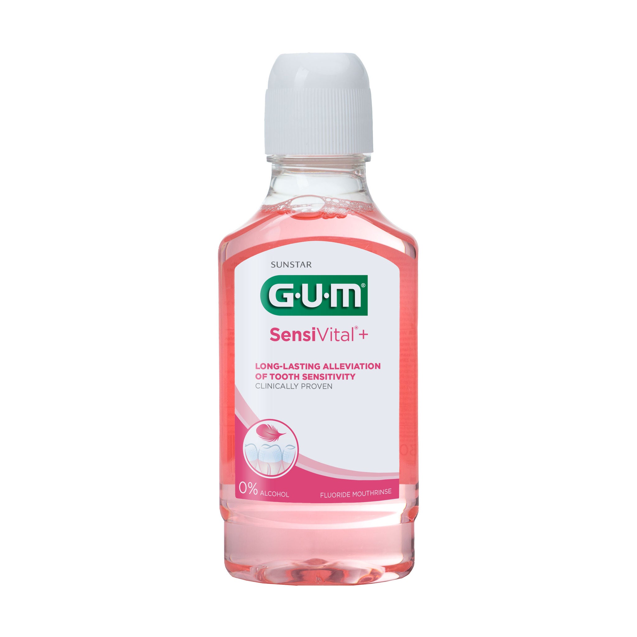 GUM SensiVital+ Mouthrinse Freshmint 300ml Bottle
