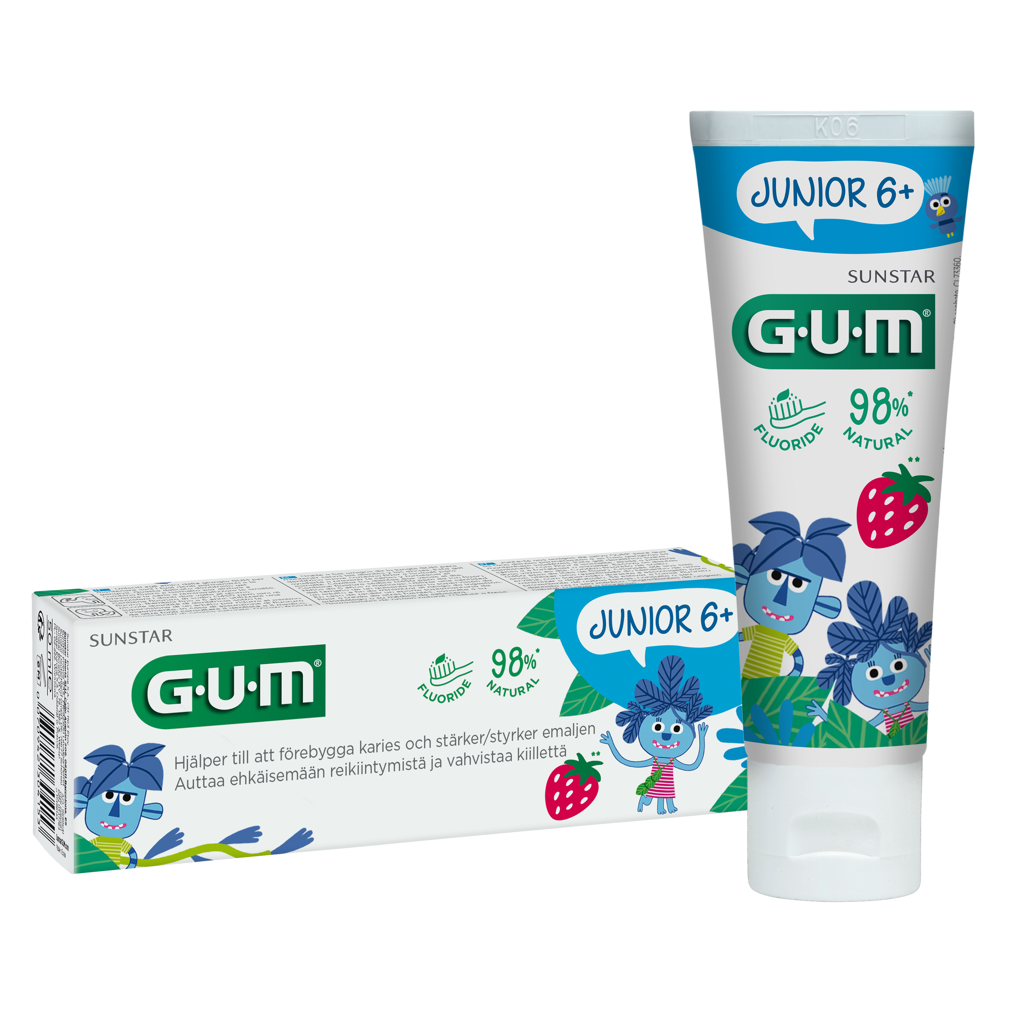 GUM® JUNIOR Tandkräm 6+ år