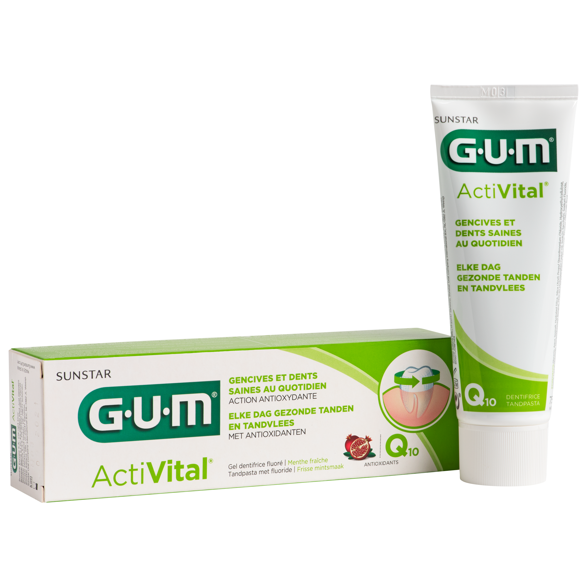 Gel Dentifrice GUM ActiVital Gel Dentifrice GUM ActiVital