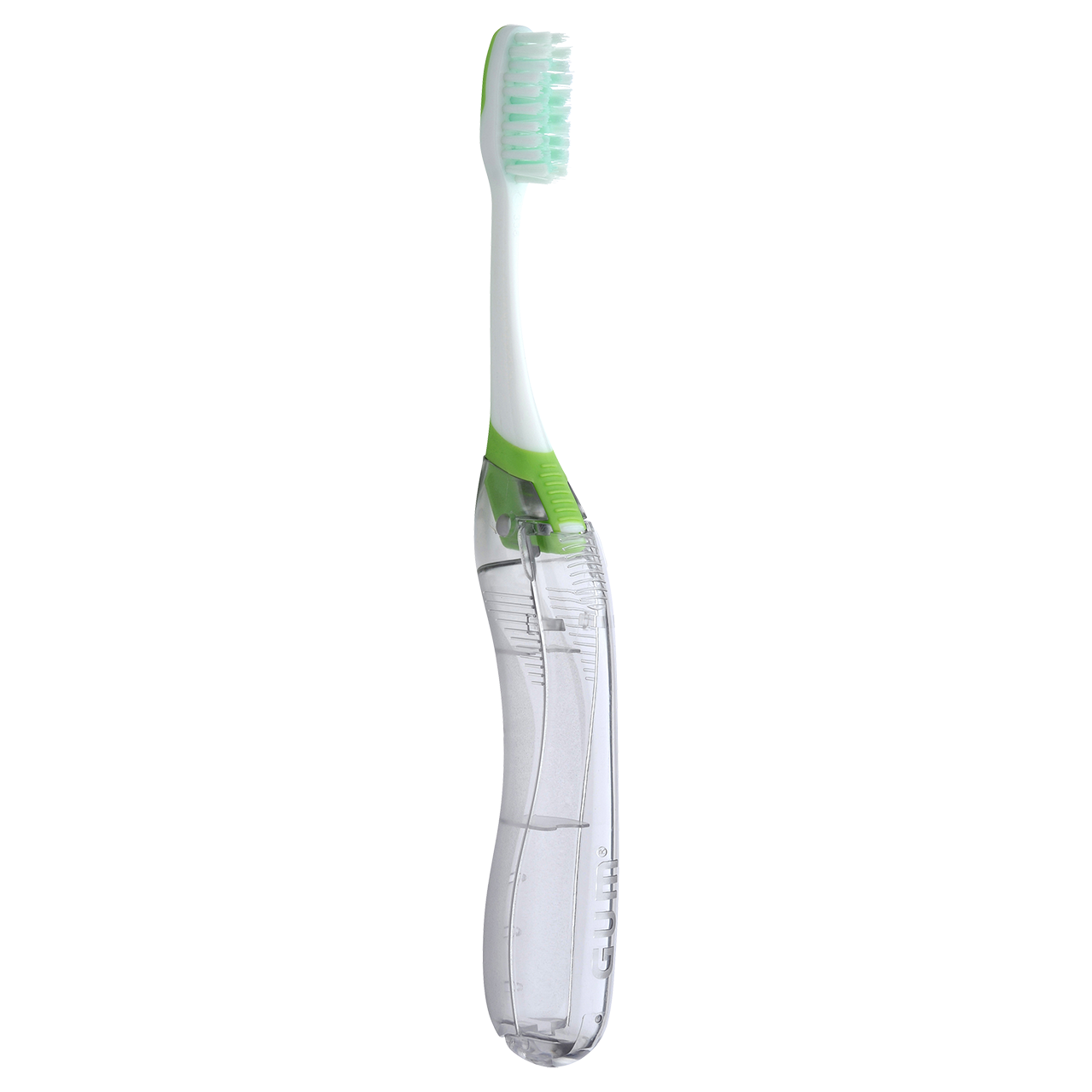 GUM TRAVEL ORTHO Toothbrush | Compact Head | For Cleaning Brackets And Wires On-The-Go
