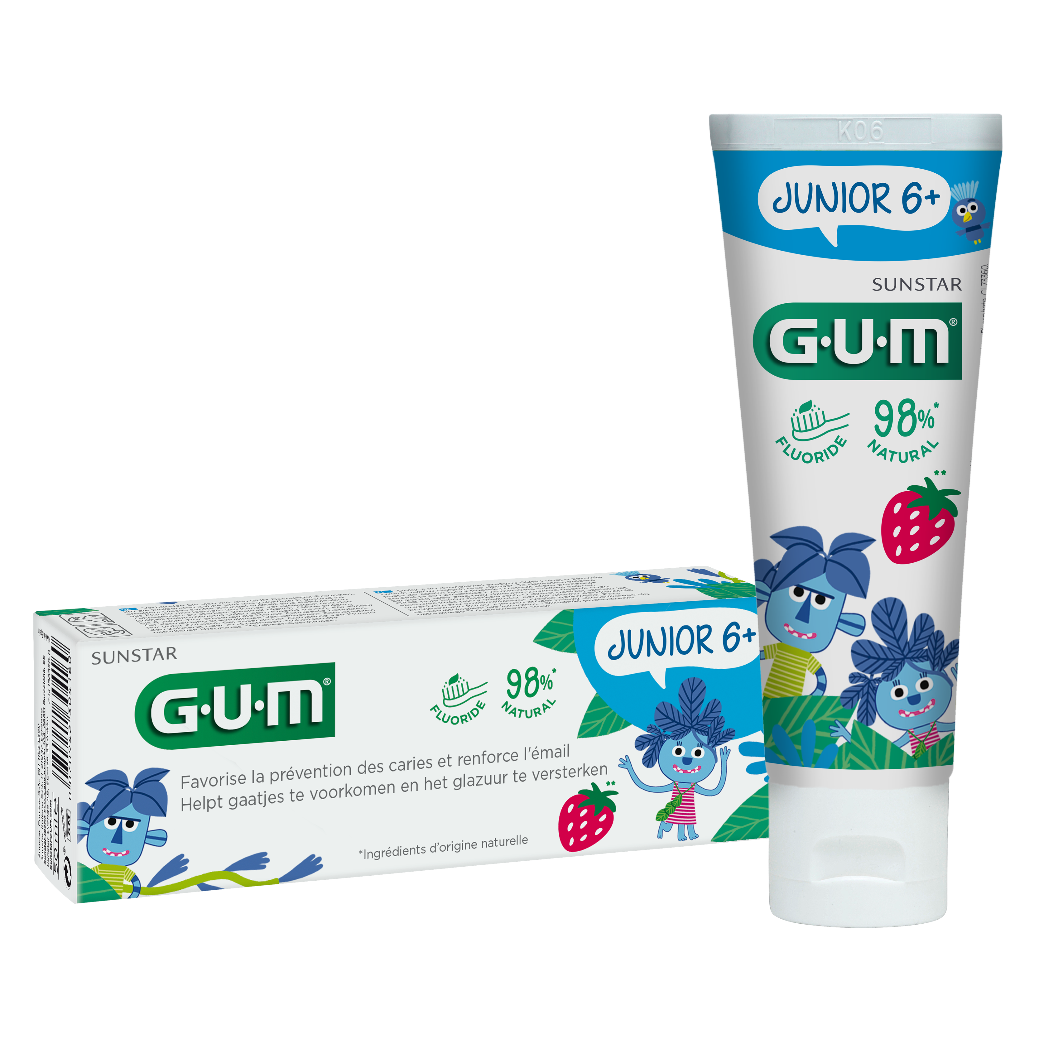 Gel Dentifrice GUM JUNIOR 6 ans et +