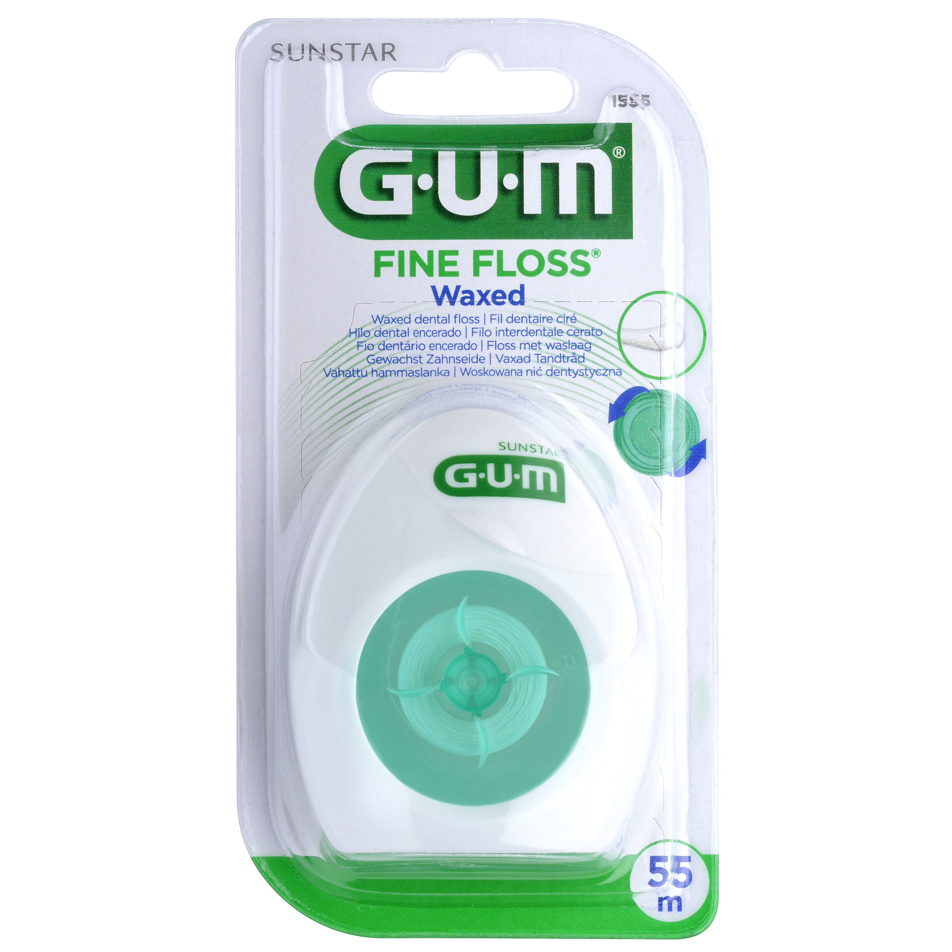 P1555-GUM-Fine-Floss-Waxed-Blister-Front.png