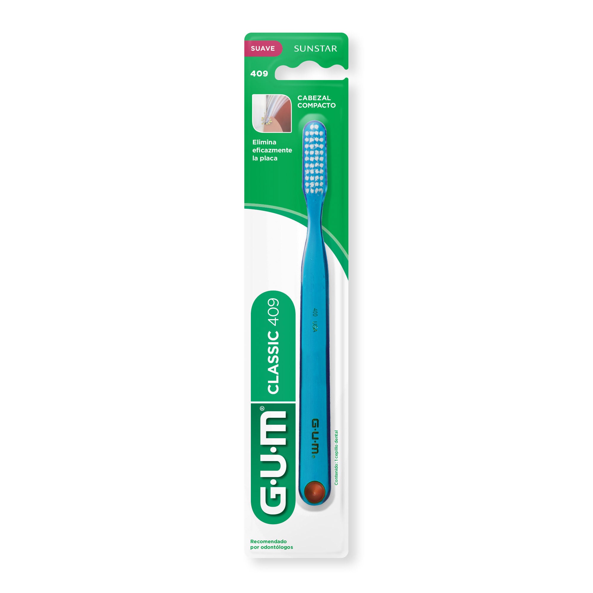 GUM Cepillo de Dientes Classic 409 GUM Cepillo de Dientes Classic 409