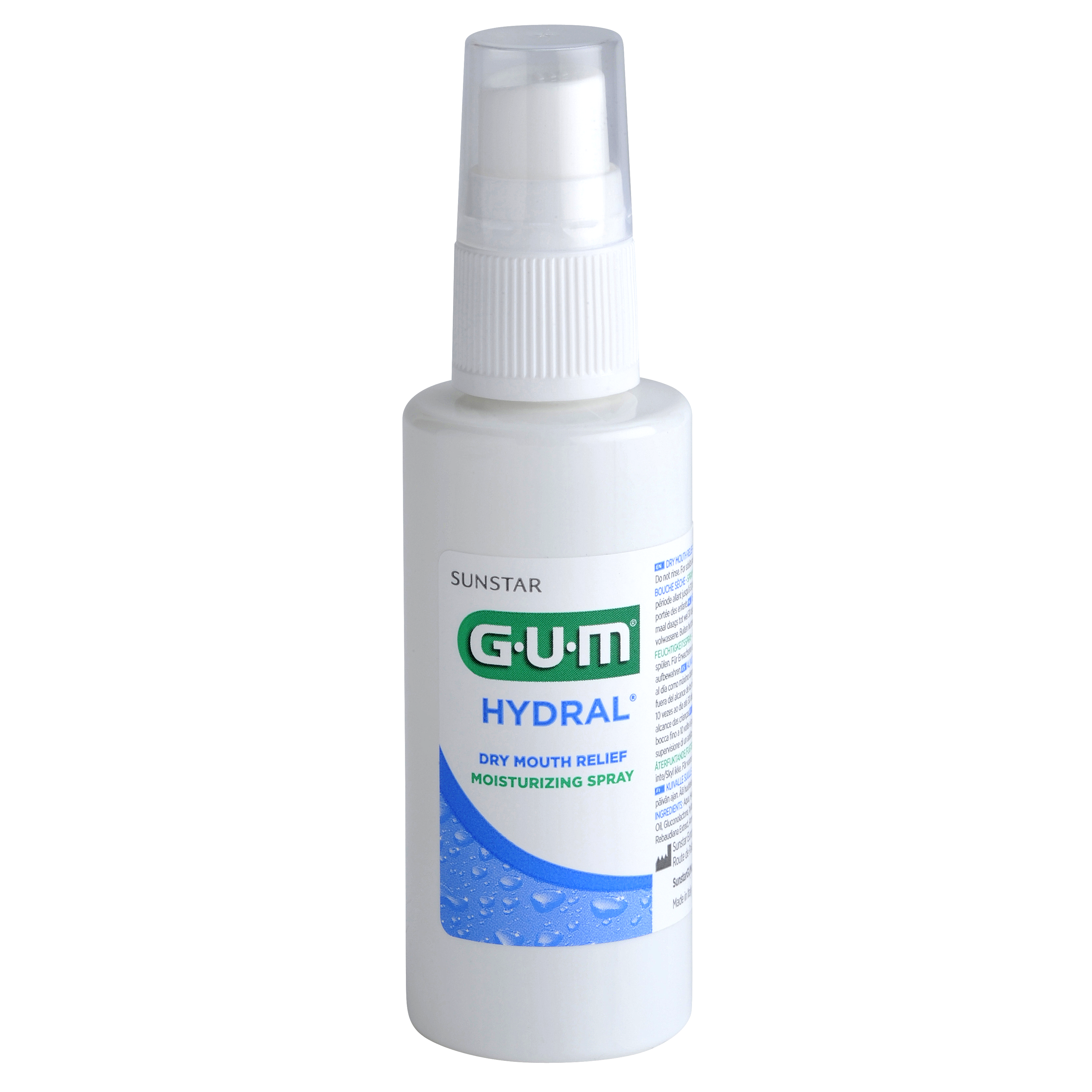 GUM HYDRAL Spray återfuktar och lindrar torr mun