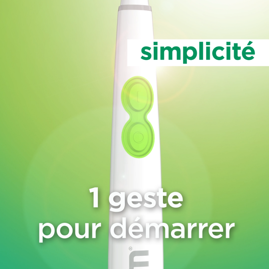 GUM SONIC Daily simplicité d'utilisation un bouton