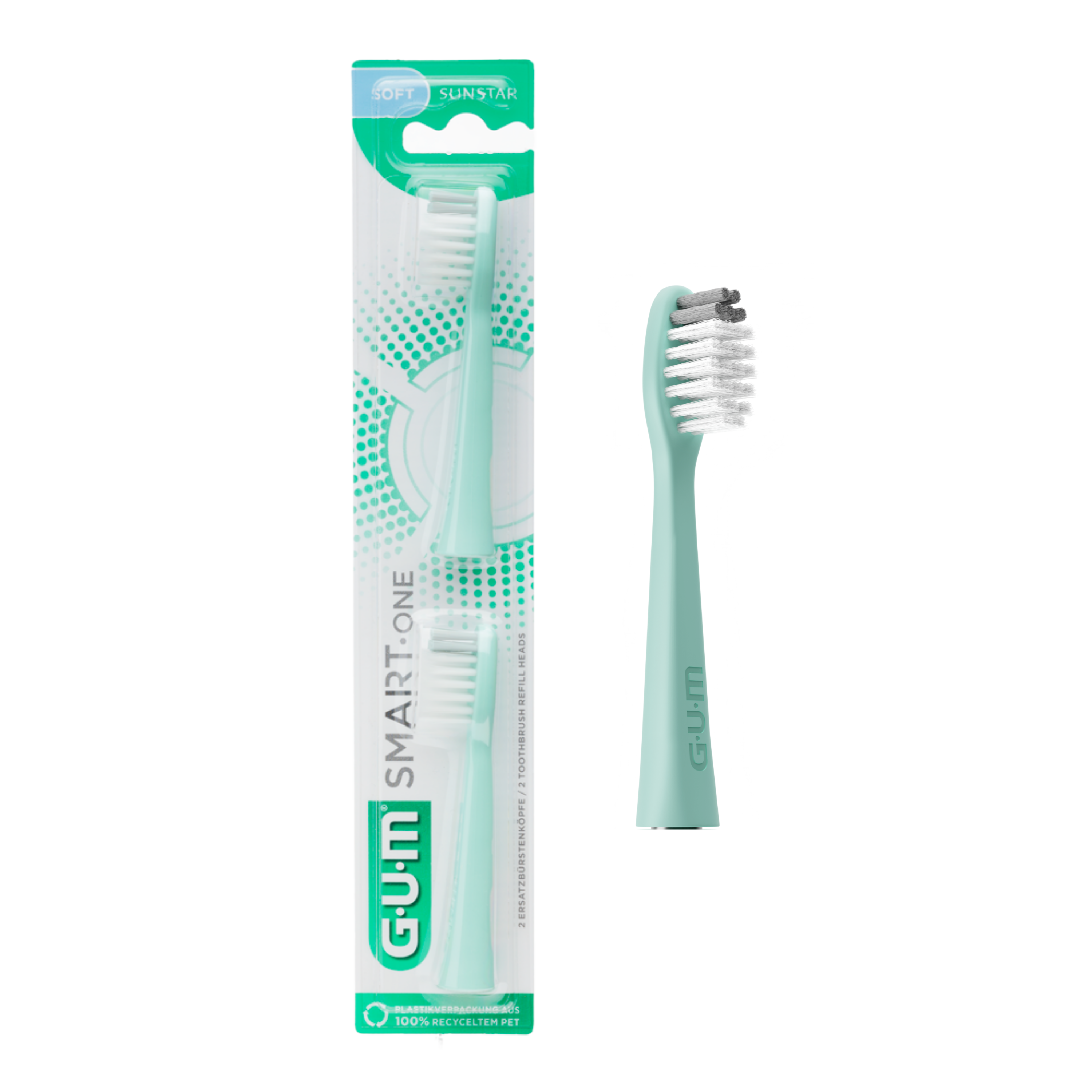 PDP carousel imagery (hero PDP) - GUMSMARTONE-BrushHeads-packaging-mint-allmarkets