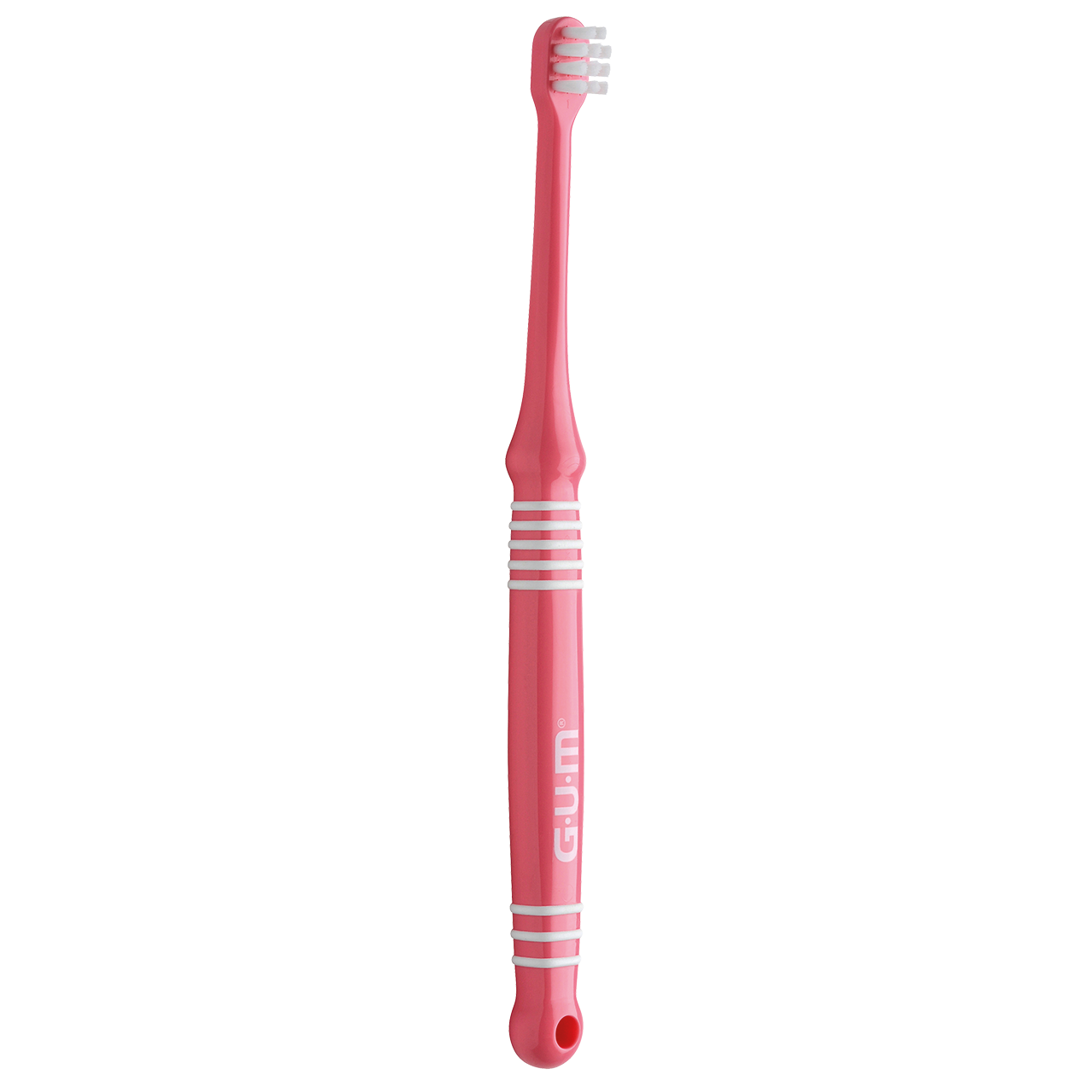 P213-GUM-Baby-Toothbrush-Pink-Angle