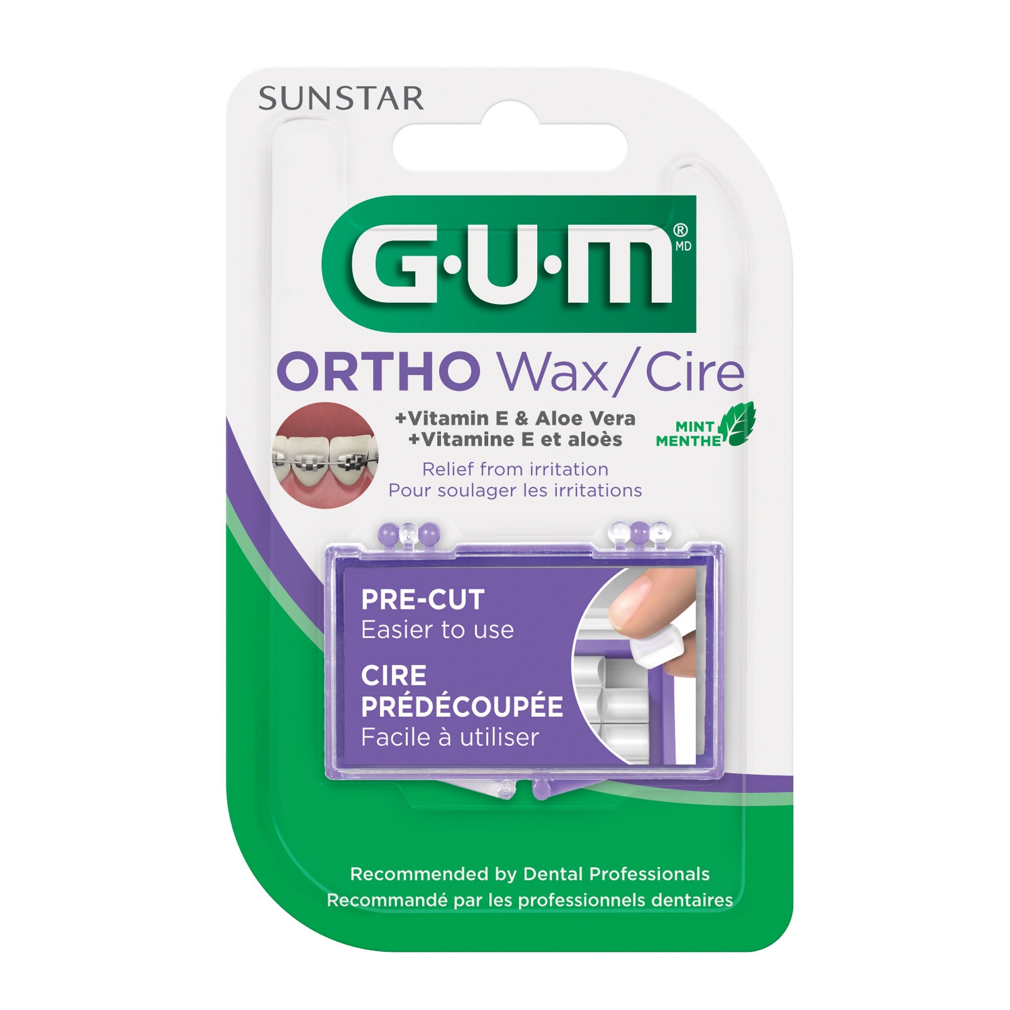 GUM ORTHODONTIC Cera Sabor Menta