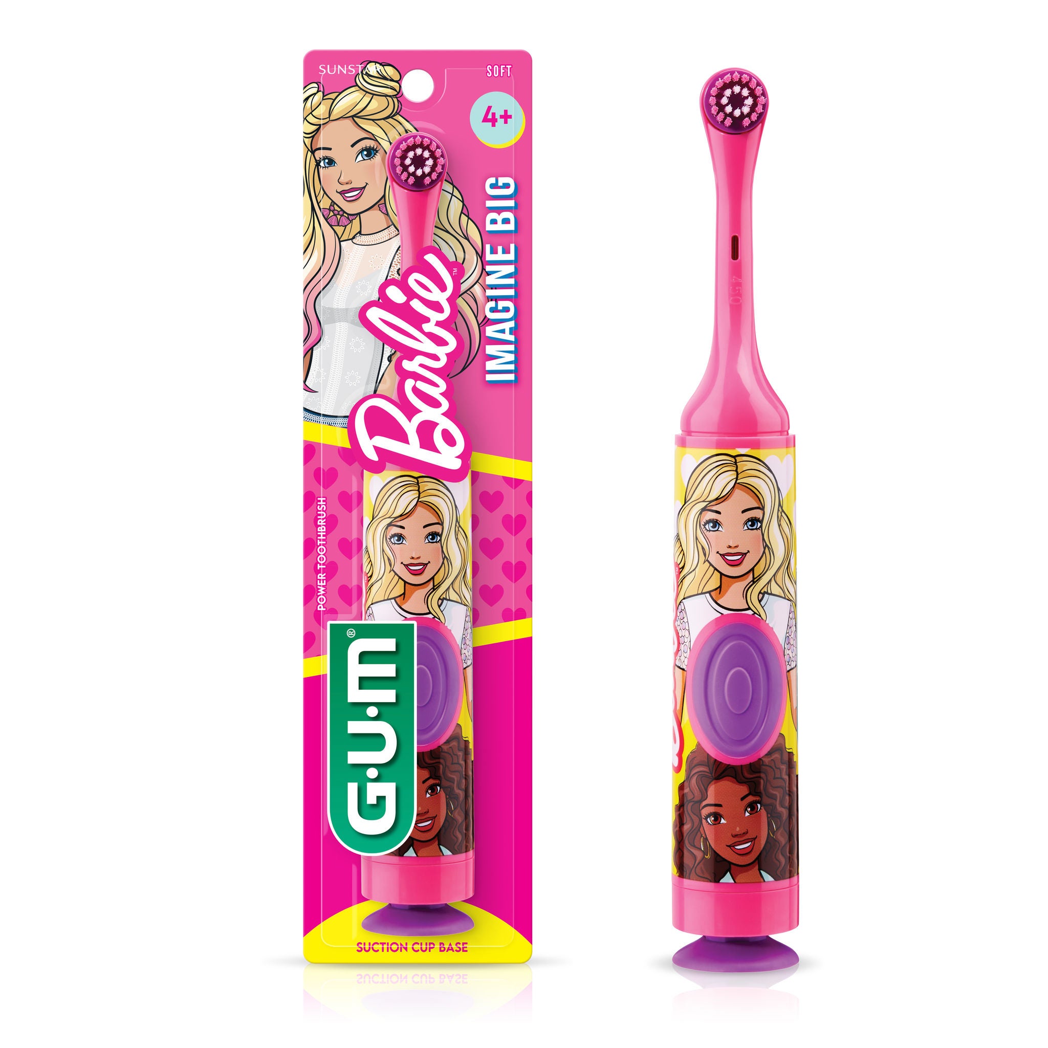 GUM Barbie Kids' Battery Power Toothbrush