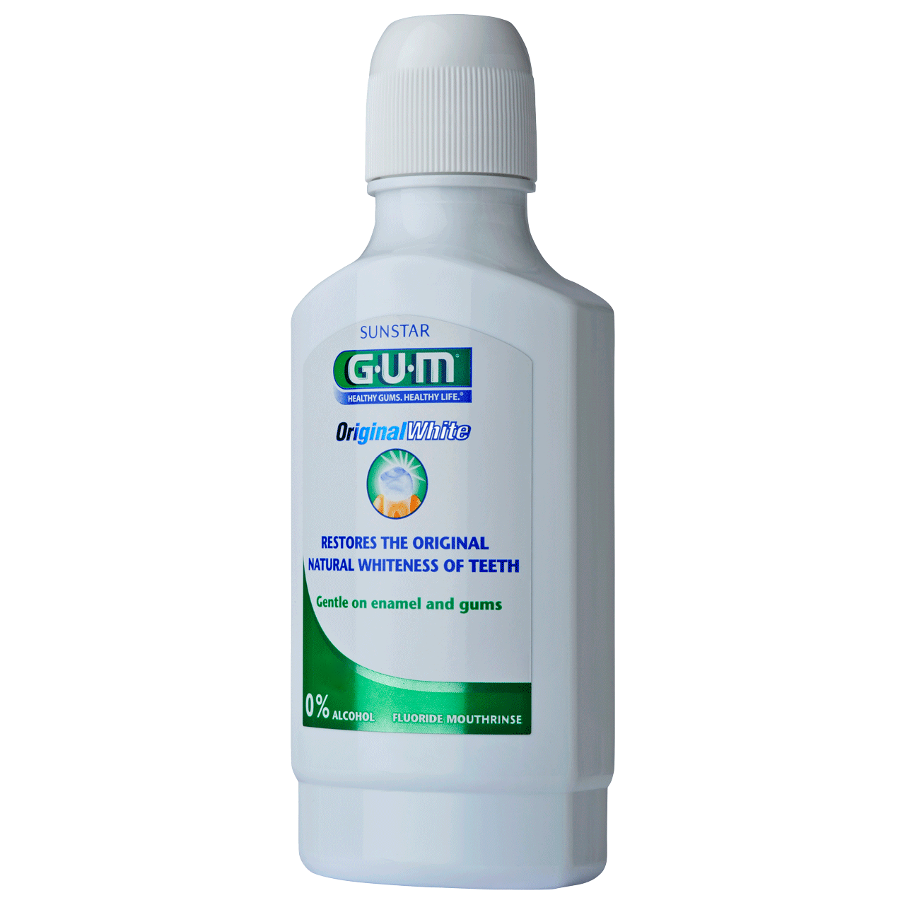 GUM Original White Mouthwash | Restores Original Whiteness Of Teeth | 500ml