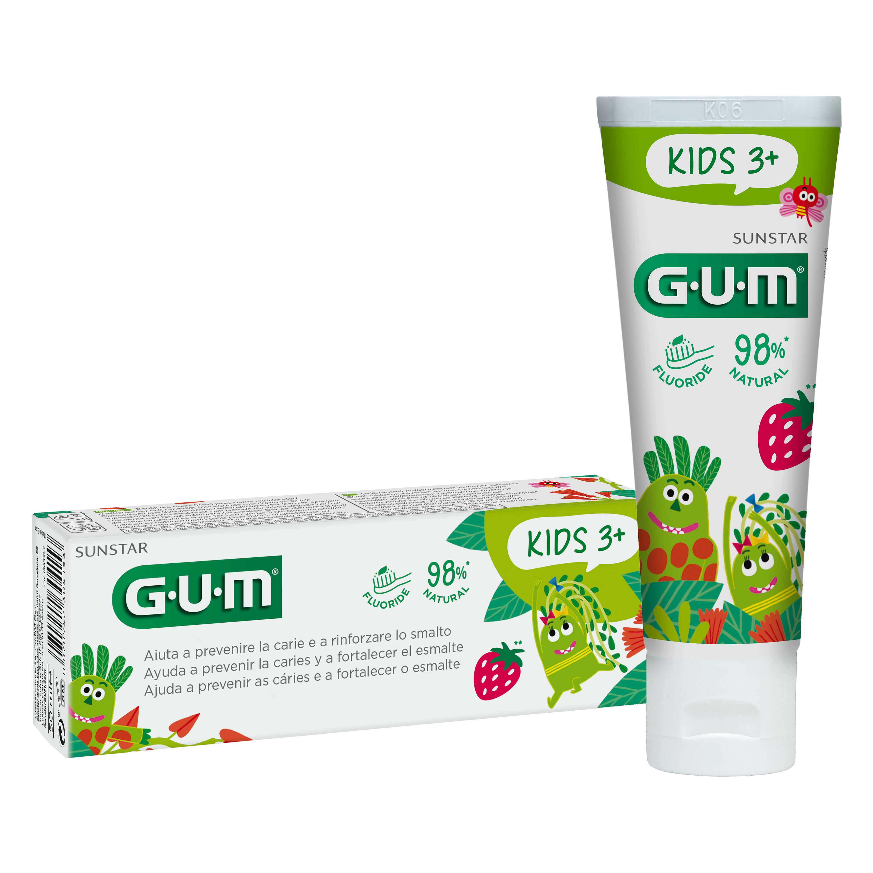 GUM KIDS Pasta Dentifrica 3+