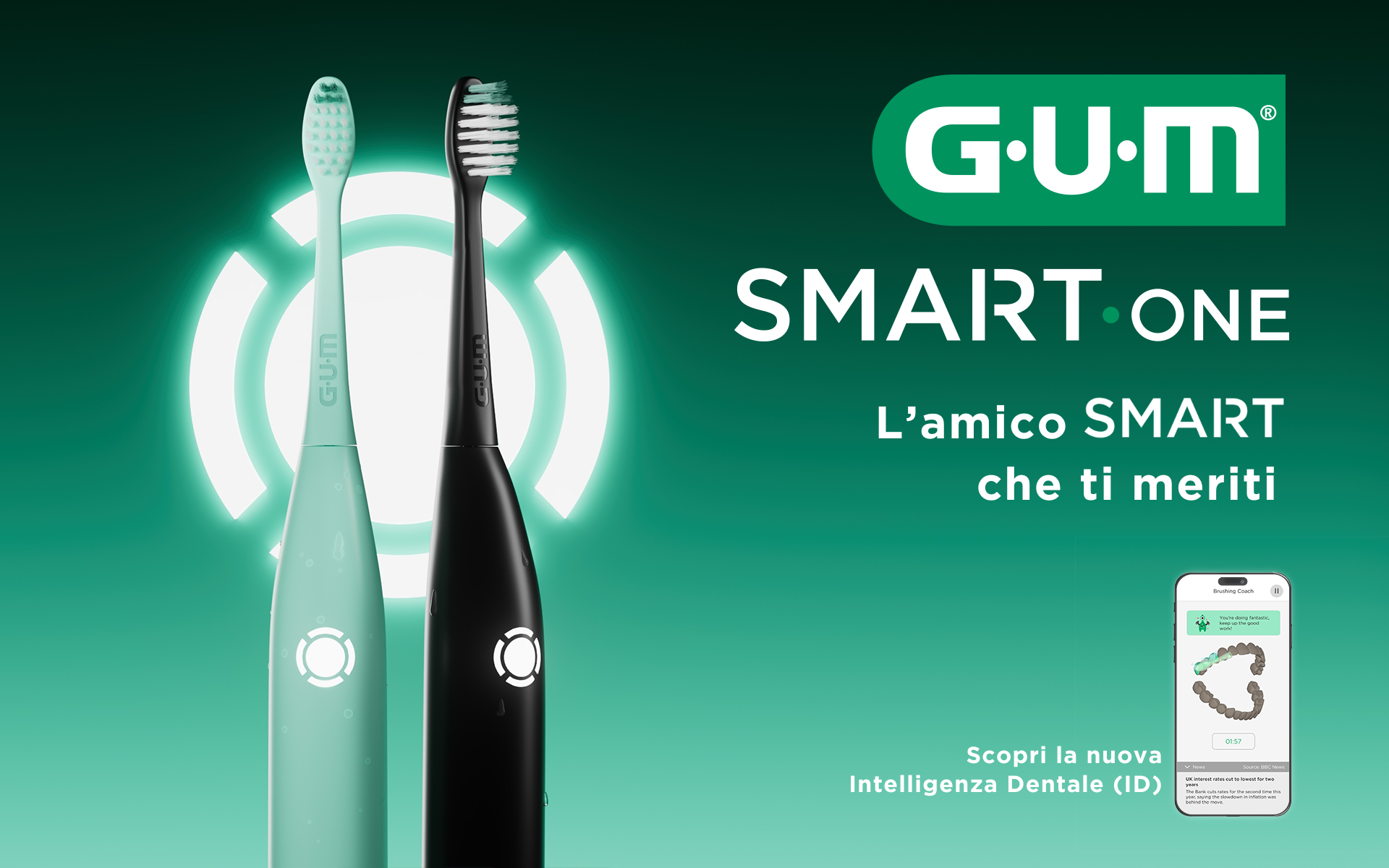 GUM SMART ONE - L'amico SMART che ti meriti - Scopri la nuova Intelligenza Dentale (ID)