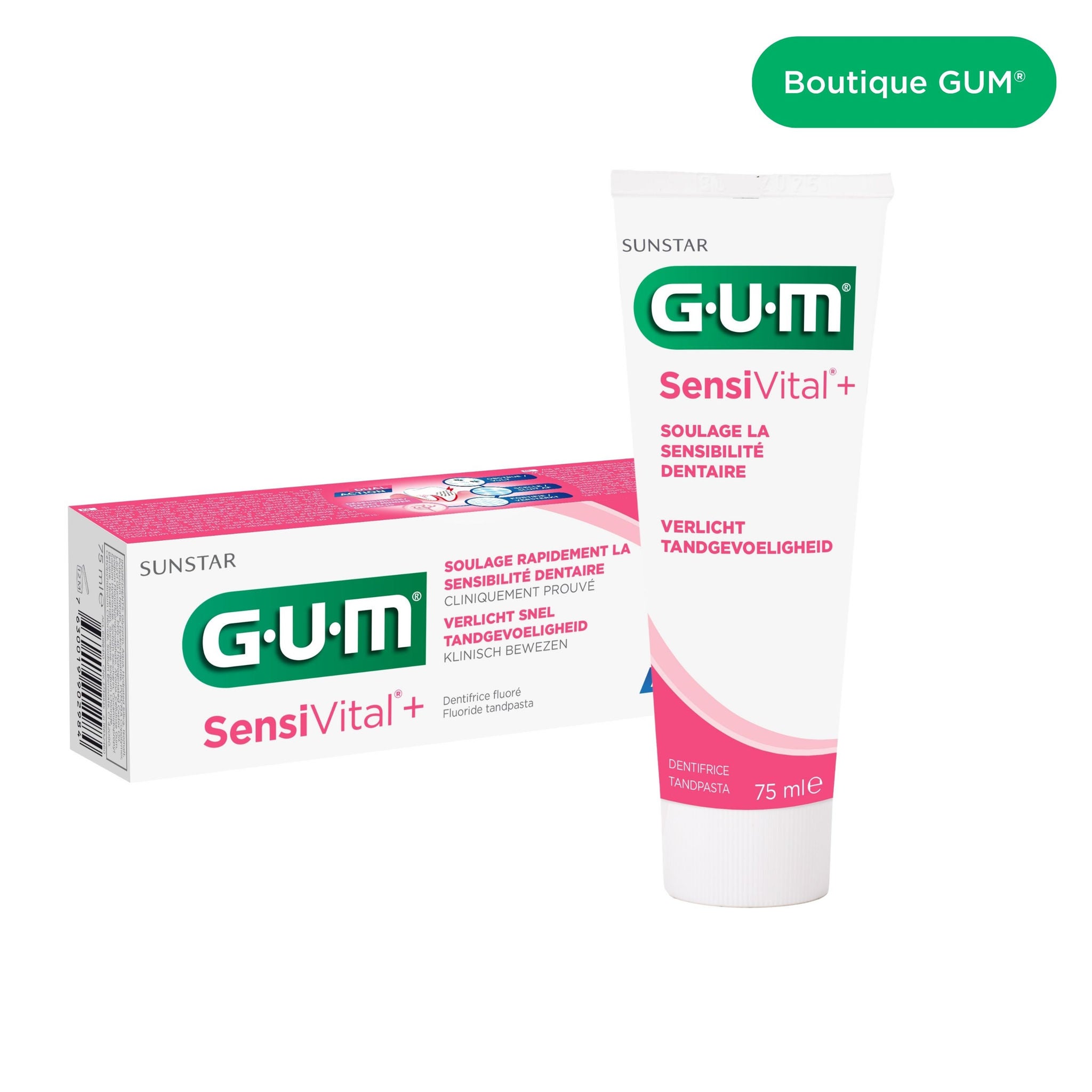 Product catalogue hub images - 6070FNLSC-FR-NL-GUM-SensiVital-toothpaste-hero-DTC