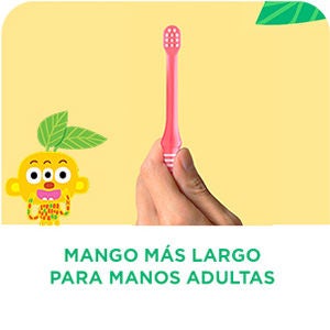 GUM BABY Cepillo de dientes sostenido en la mano