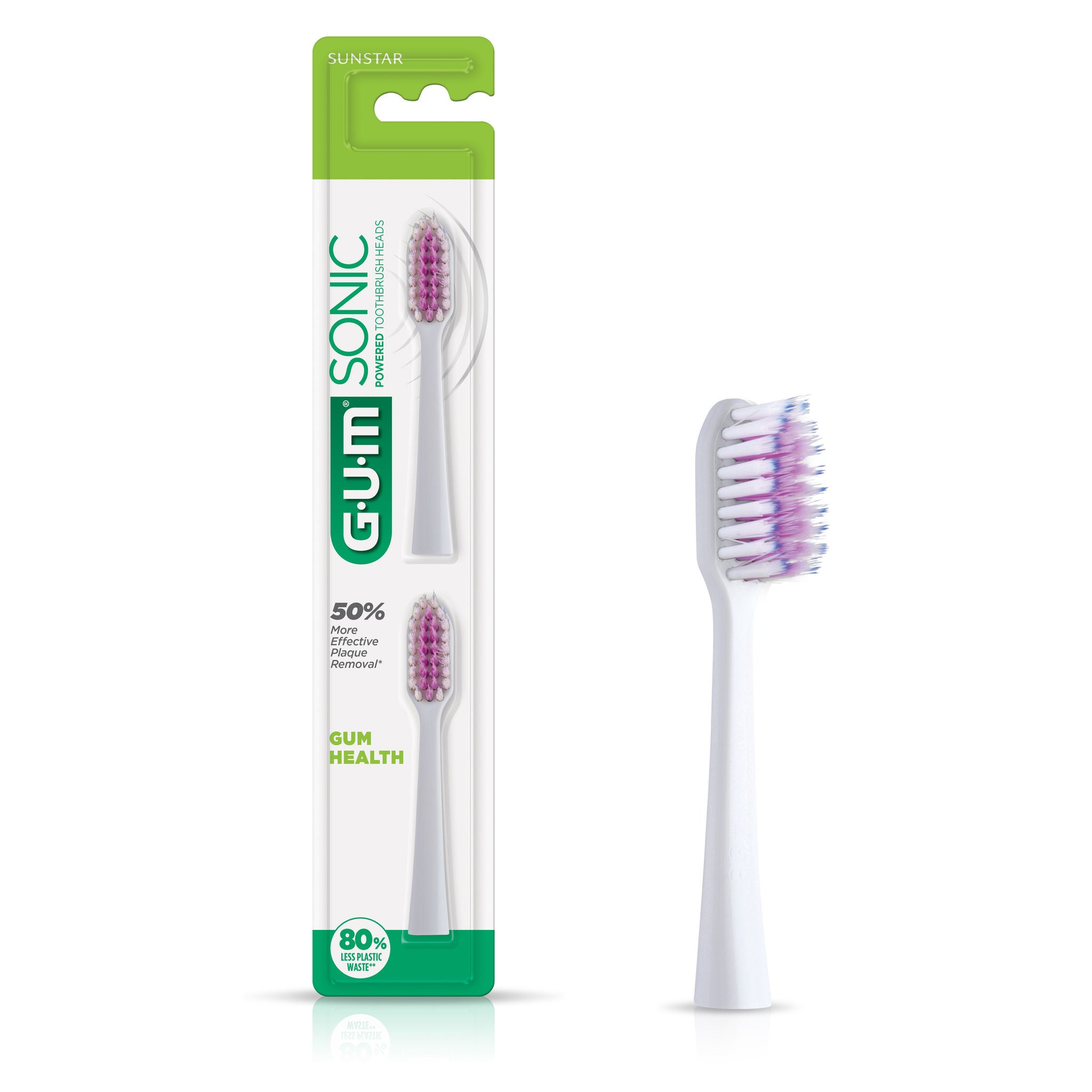 GUM Sonic Powered Toothbrush Refills