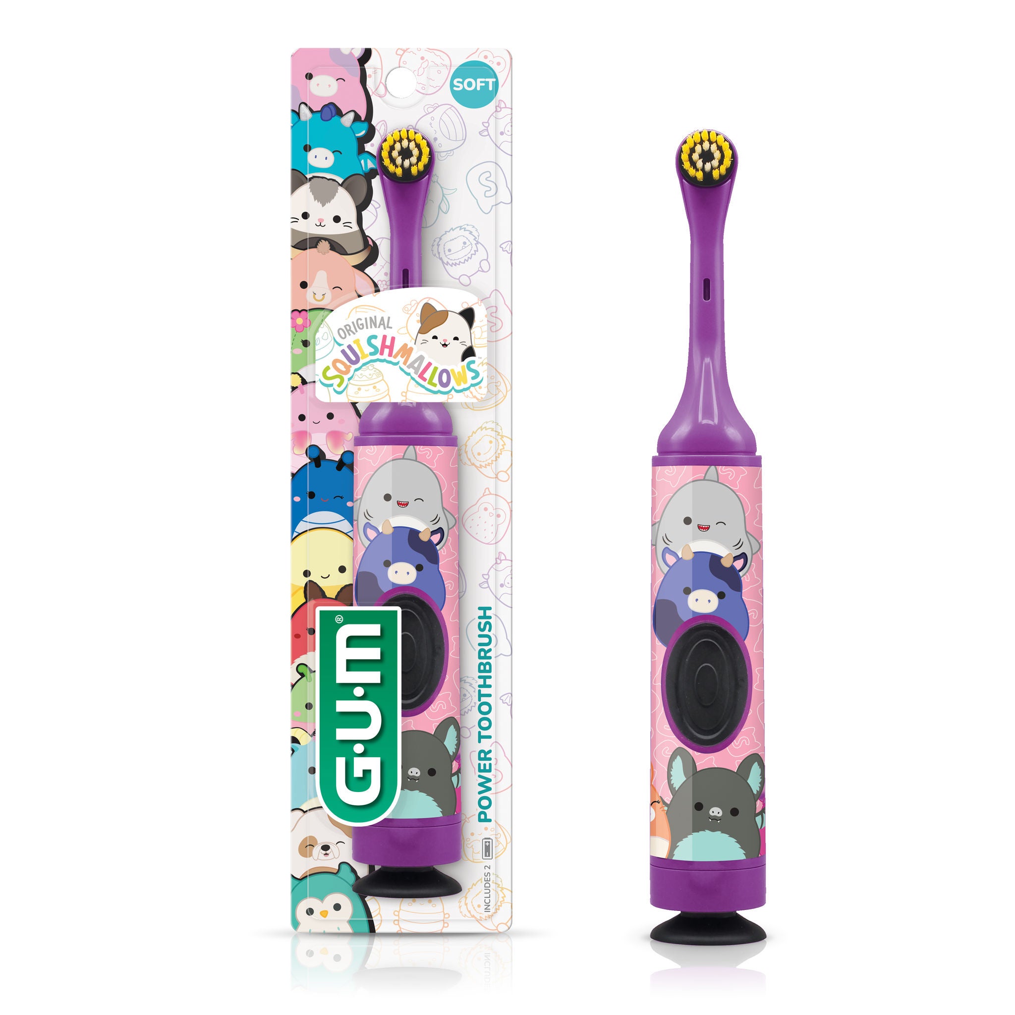 GUM® Squishmallows Power Toothbrush