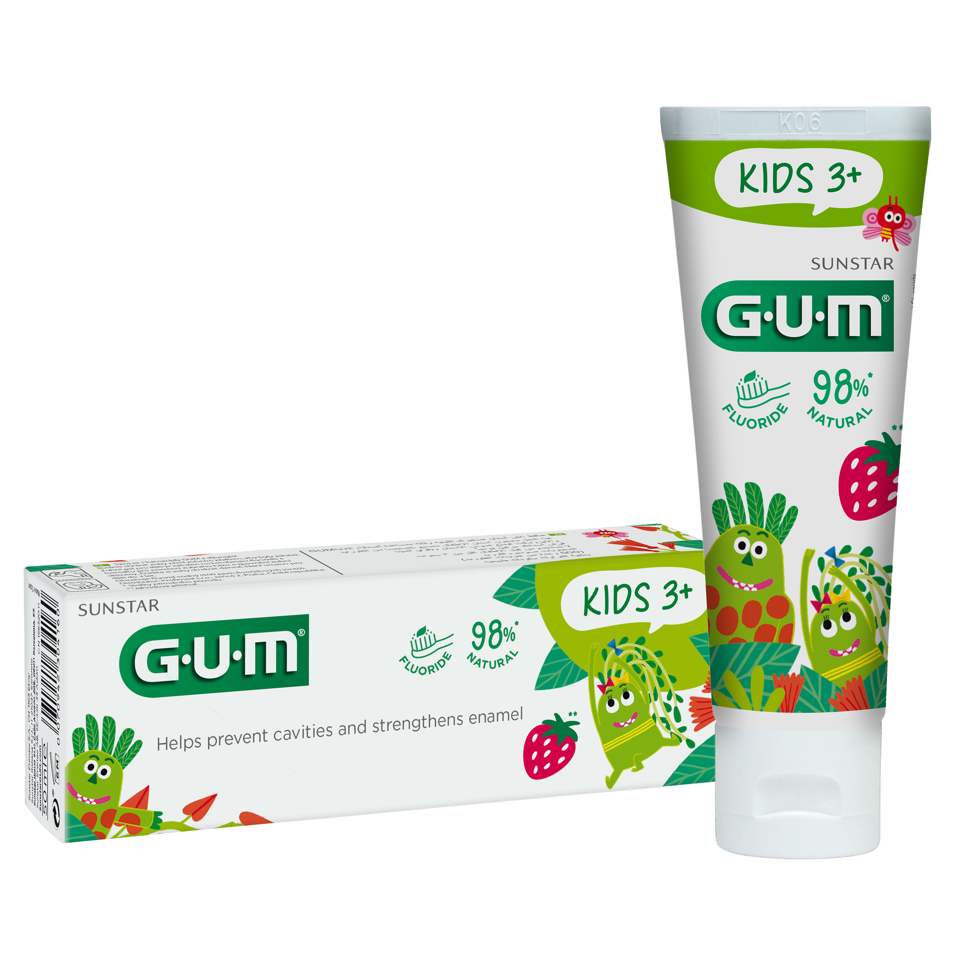 GUM KIDS 3+ Pasta do zebow