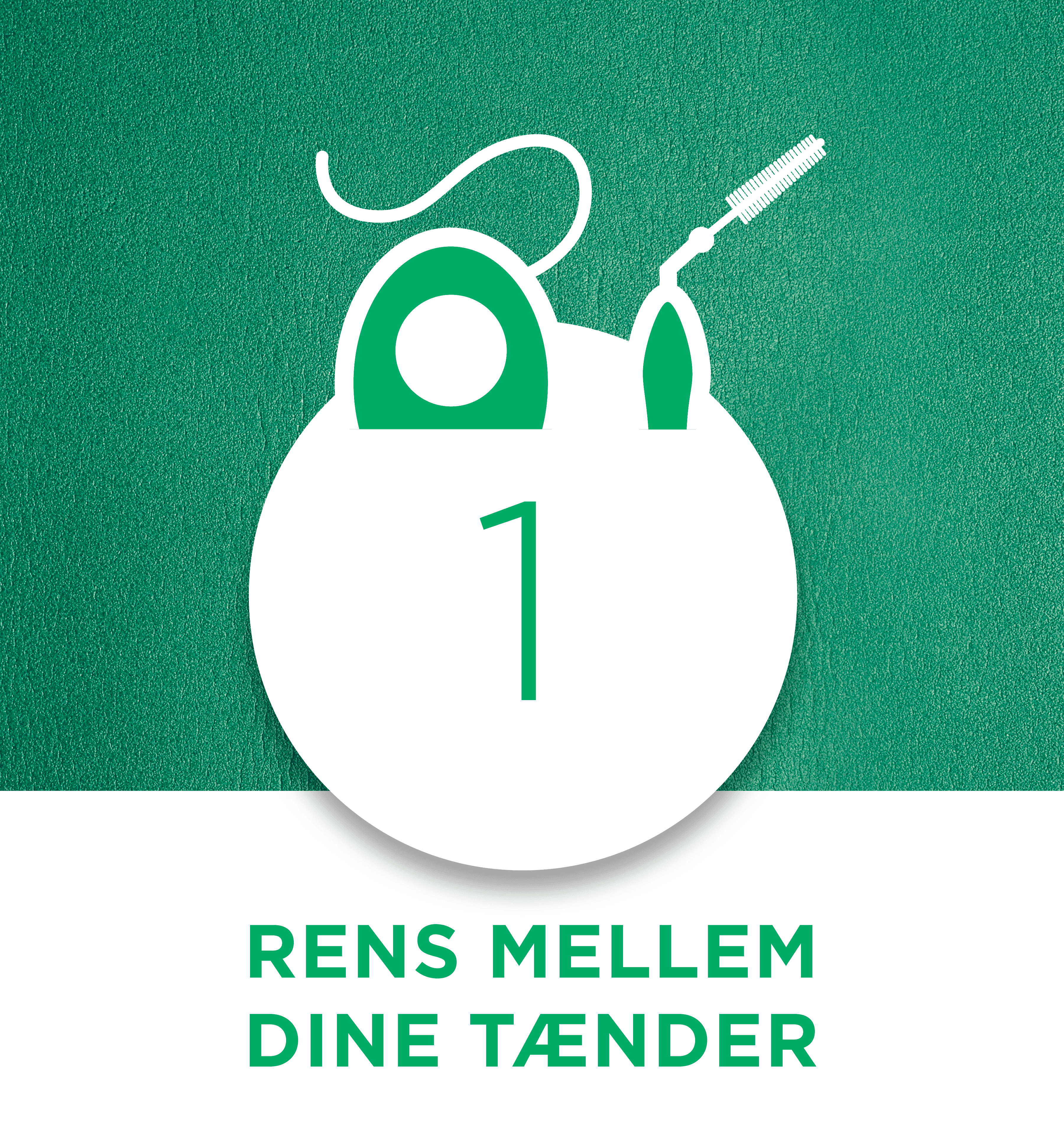 Nr 1 - Rengör mellan tänderna