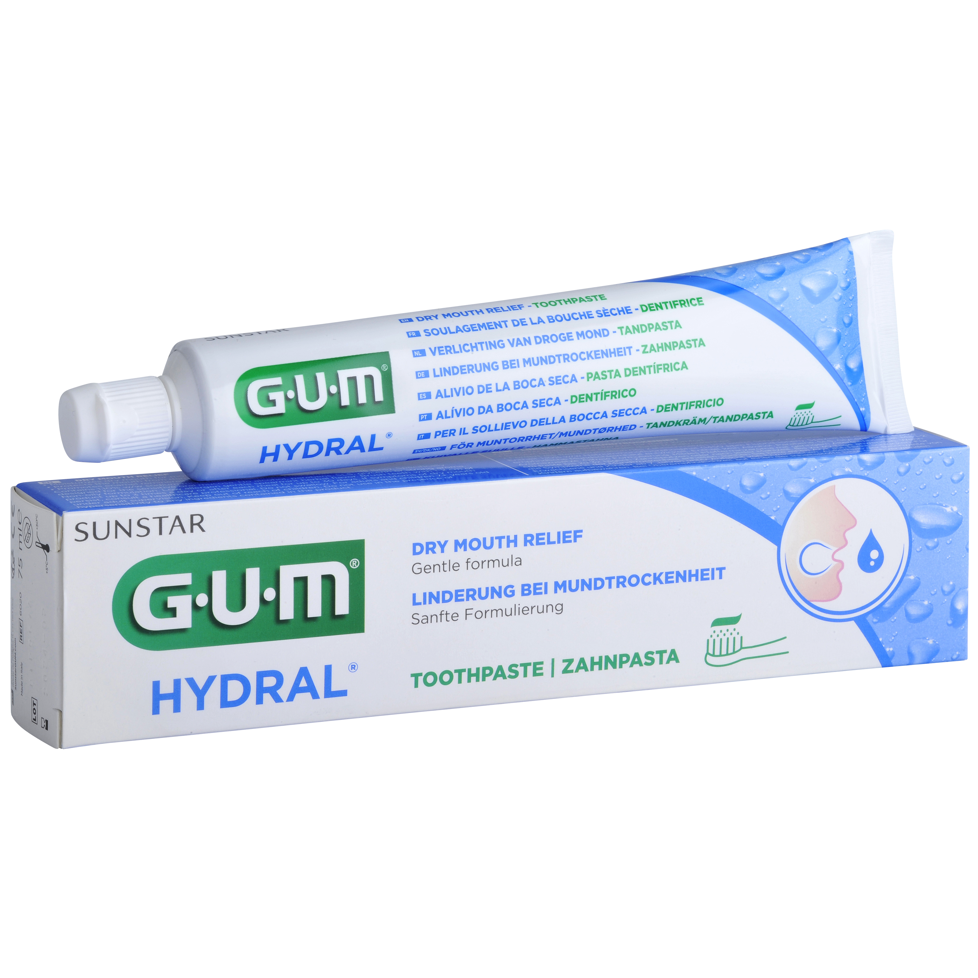 GUM® HYDRAL® Toothpaste | For Dry Mouth | 75ml