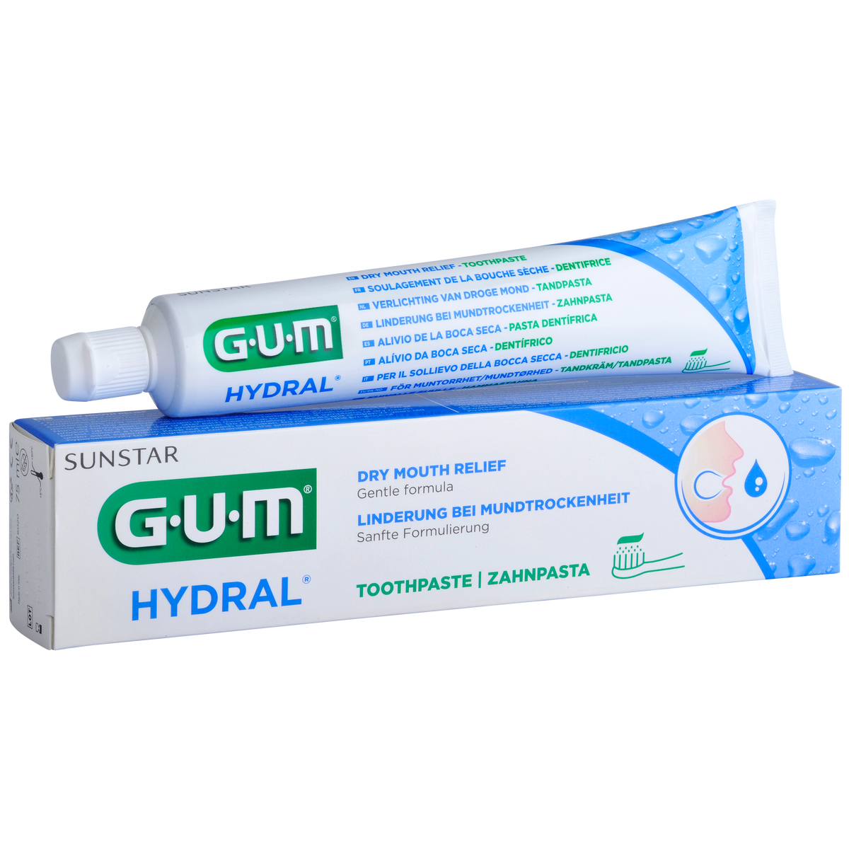GUM® HYDRAL® Toothpaste Helps you to fight dry mouth