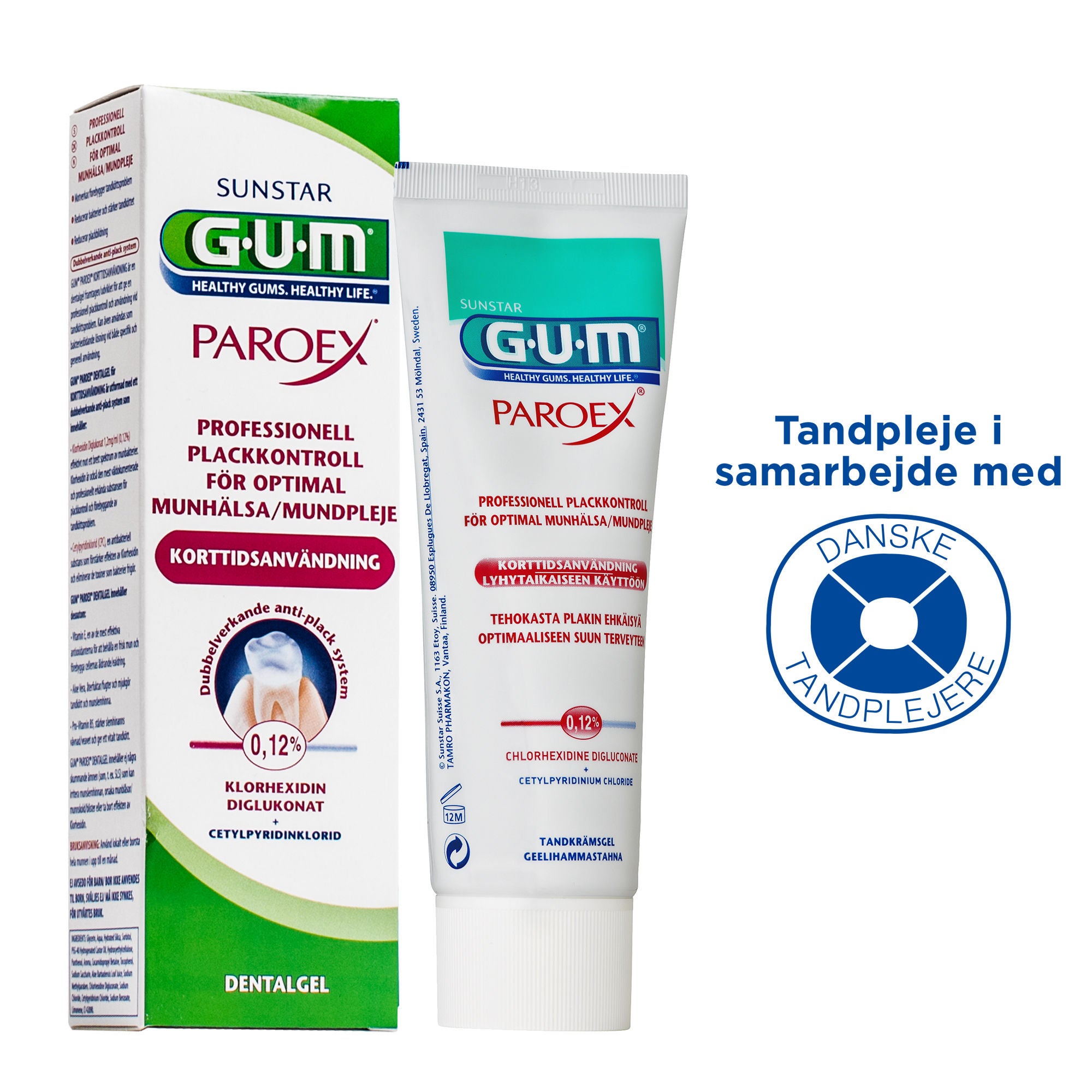 GUM® PAROEX® 0,12% CHX + CPC Dental gel