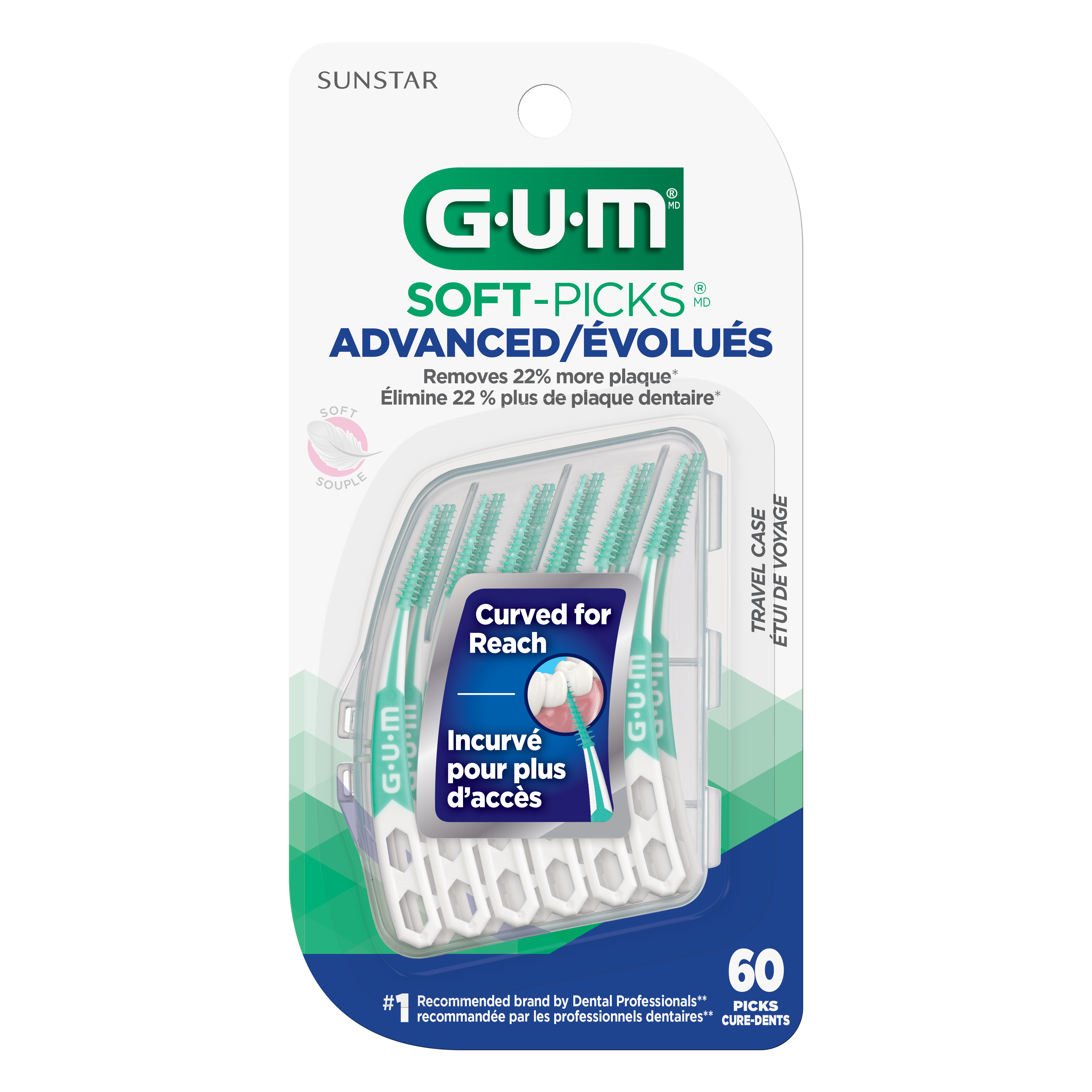 SOFT-PICKS Advanced Dental Picks front packaging