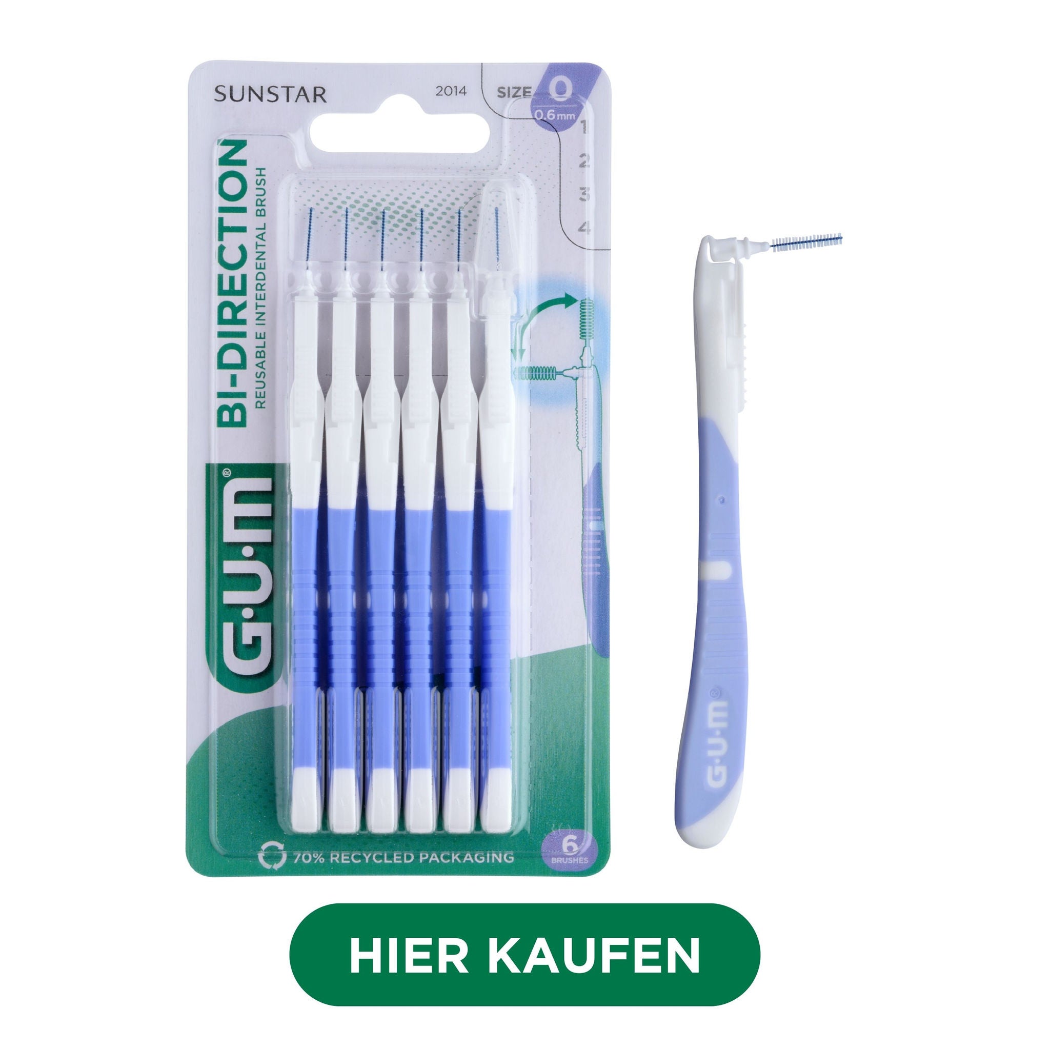 FR_IT_DE_Product catalogue hub images_with-badge_120625 - 2014MA6-GUM-BI-DIRECTION-INTERDENTAL-BRUSH-0-6MM-6CTS-hero-DTC
