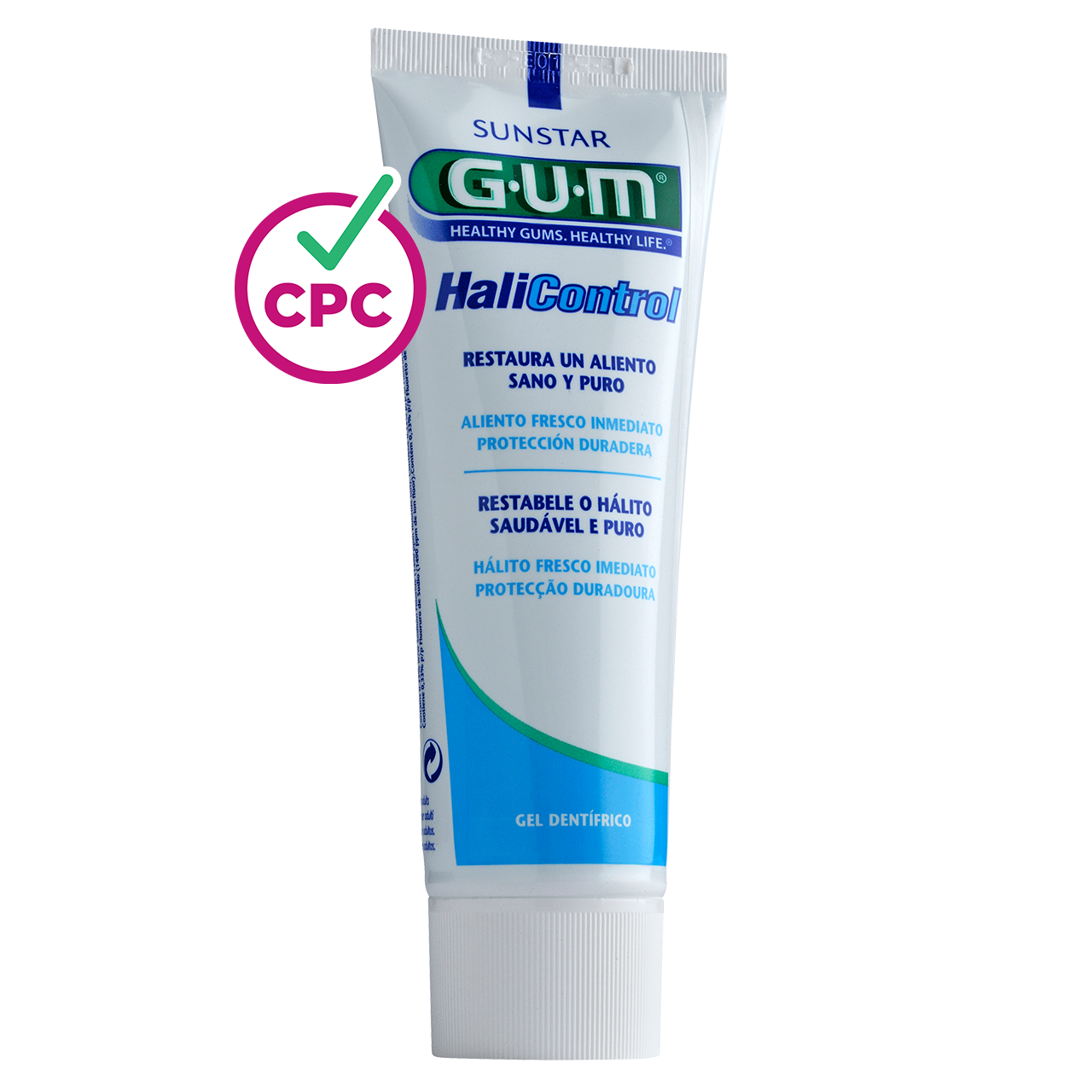 Gel dentifrico GUM HaliControl