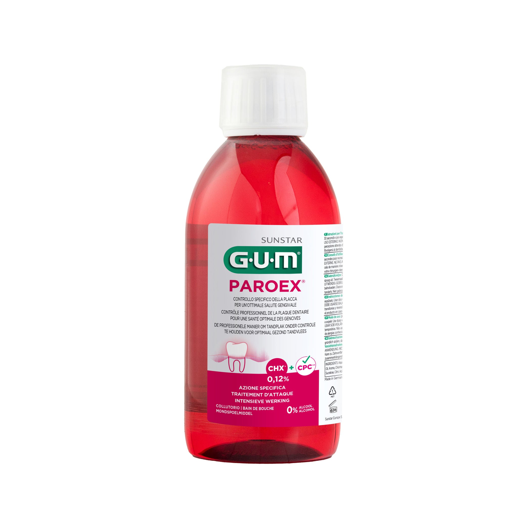 1784EPIDFNL-FR-IT-DE-ES-PT-NL-GUM-PAROEX-012-MOUTHRINSE-RED-300ML-BOTTLE